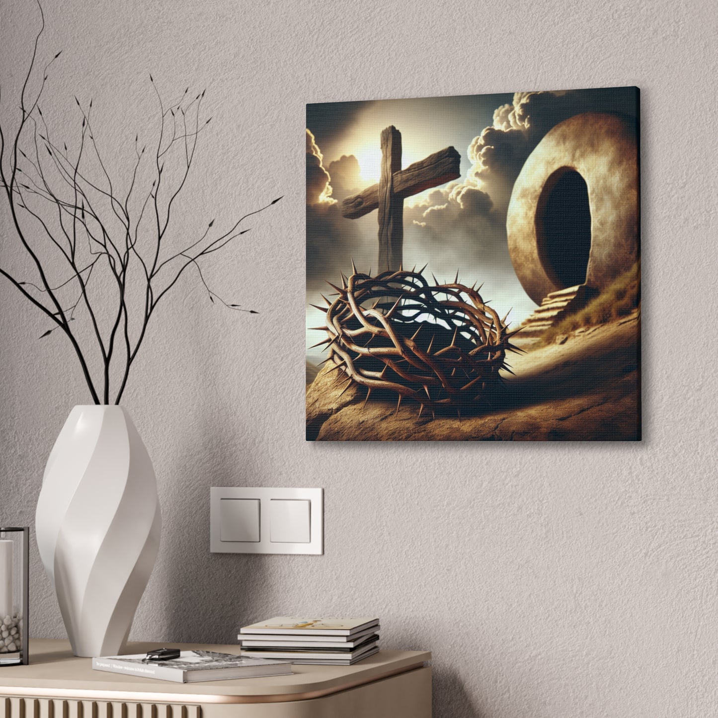 Inspirational Canvas Wall Art - Faith & Hope Design