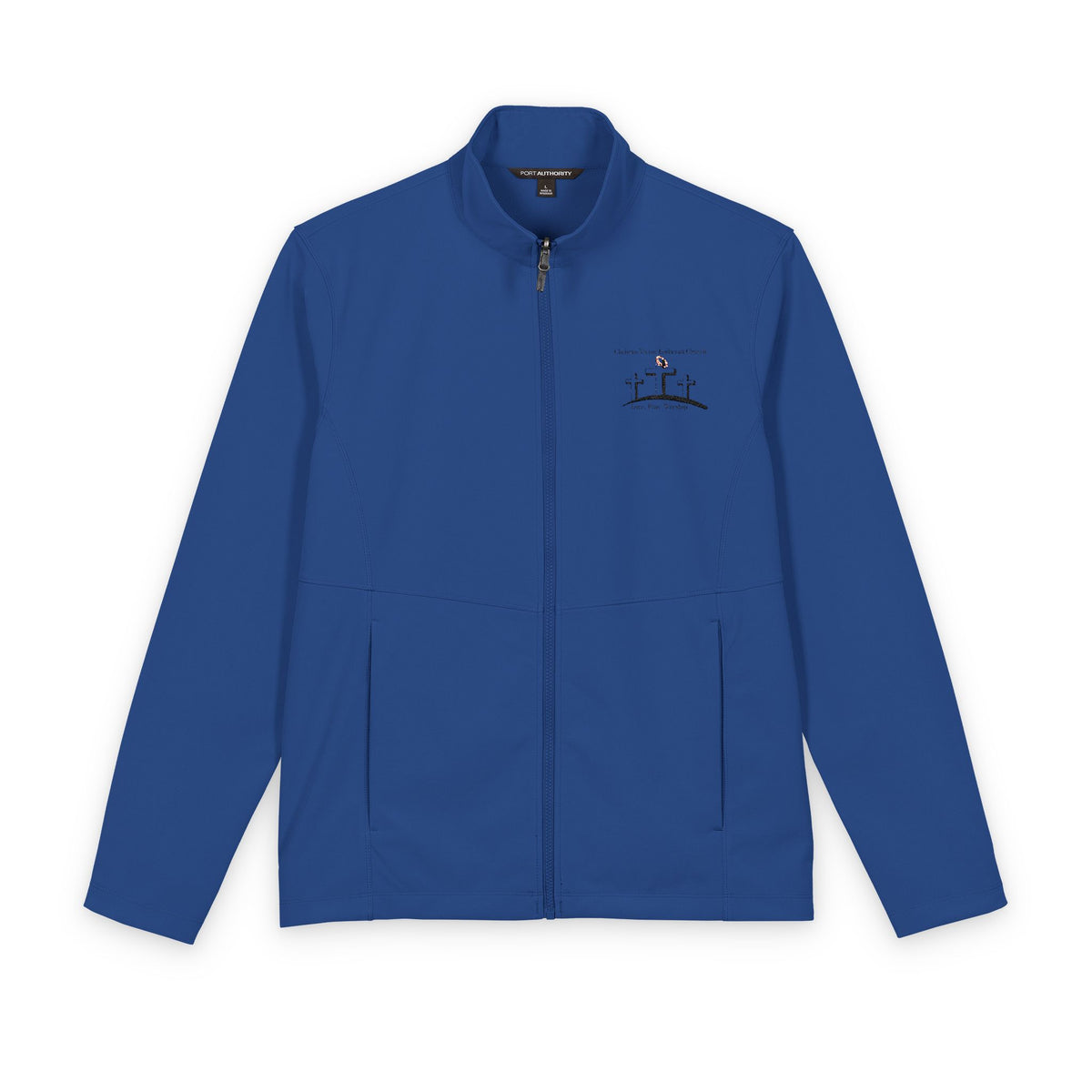 Men's Soft Shell Jacket - Christus Victor Embroidered Design
