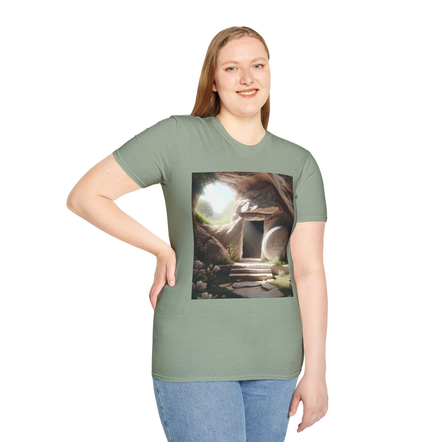 Inspirational Unisex Softstyle T-Shirt - Hope & Renewal Design