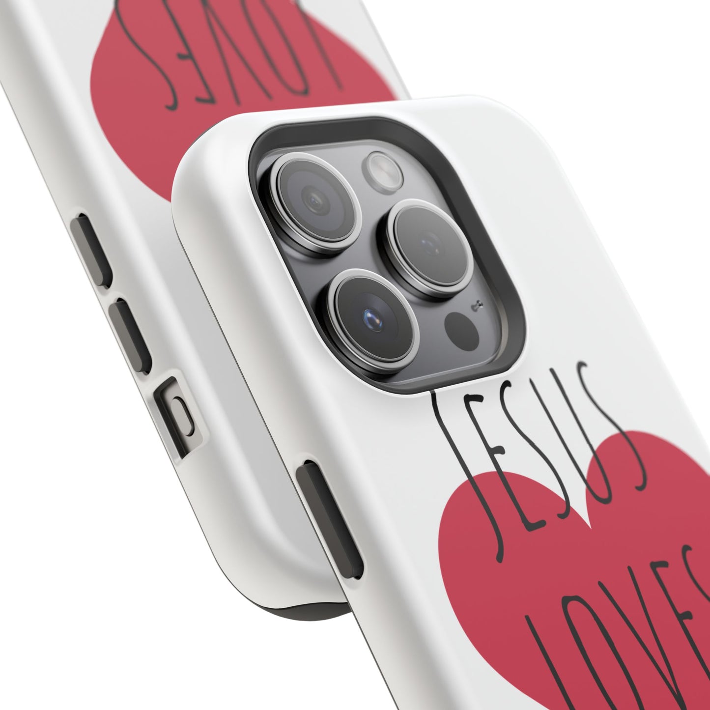 Jesus Love's You Impact-Resistant Phone Case | Durable Christian Accessories | Gift for Believers | Unique Faith-Based Tech Cover