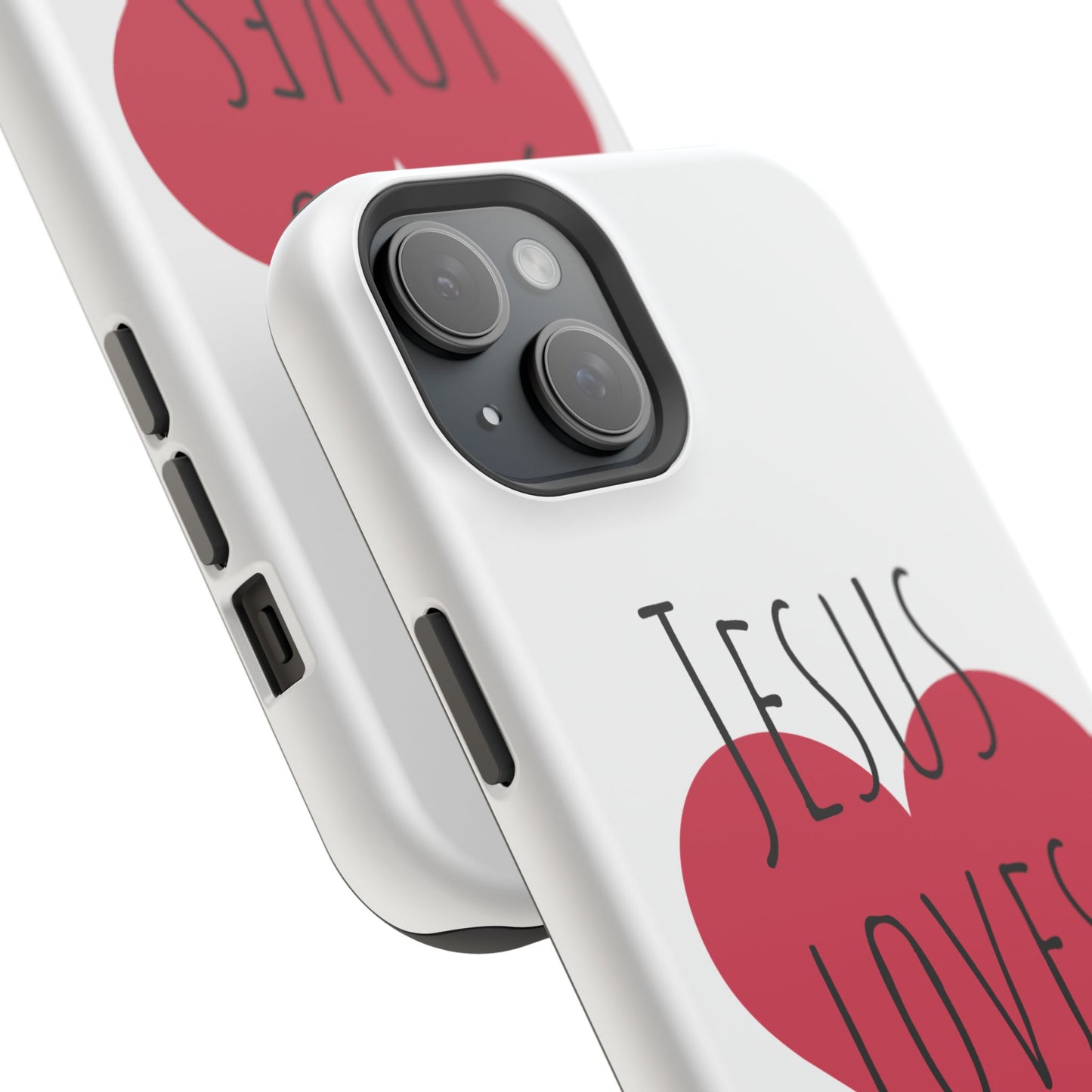 Jesus Love's You Impact-Resistant Phone Case | Durable Christian Accessories | Gift for Believers | Unique Faith-Based Tech Cover