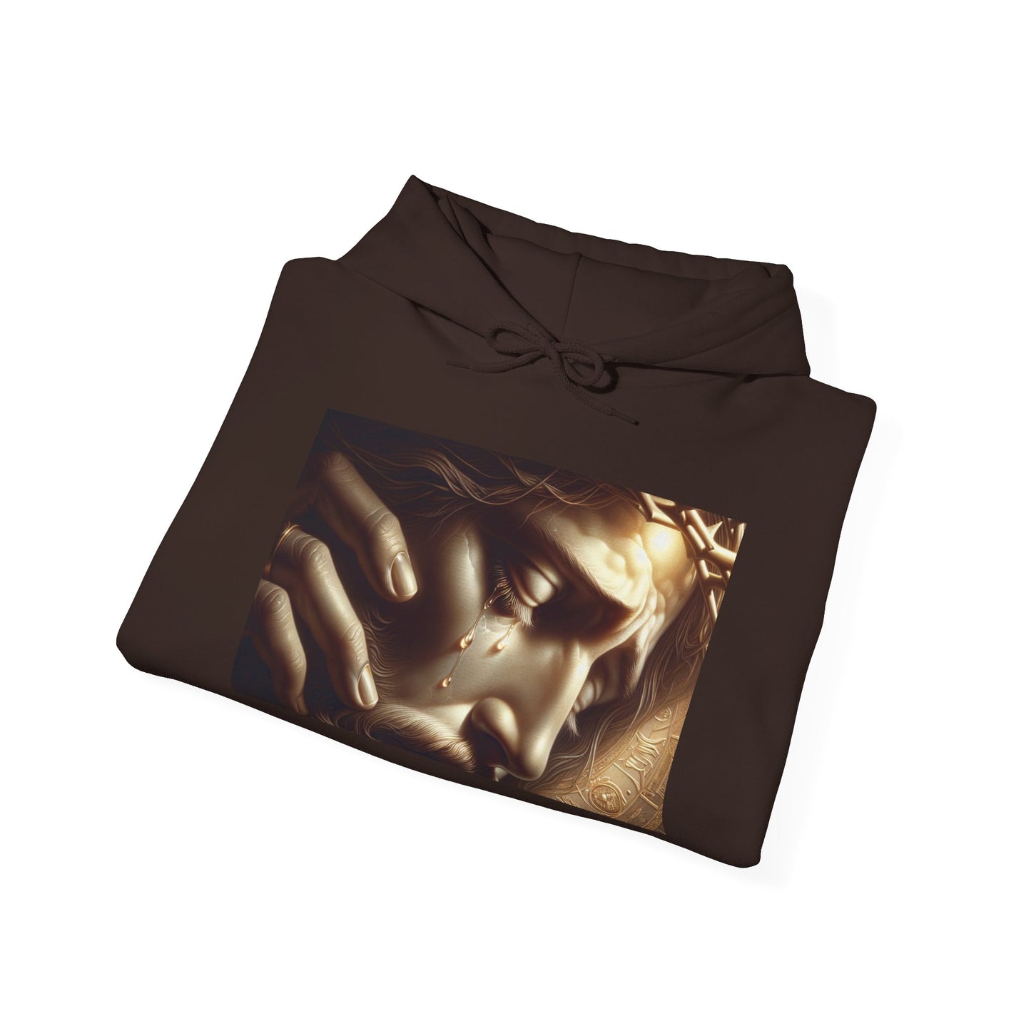 "Jesus Wept" Unisex Heavy Blend™ Hoodie - Spiritual Comfort