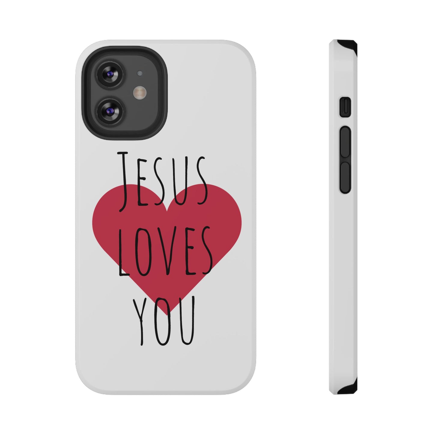 Jesus Love's You Impact-Resistant Phone Case | Durable Christian Accessories | Gift for Believers | Unique Faith-Based Tech Cover