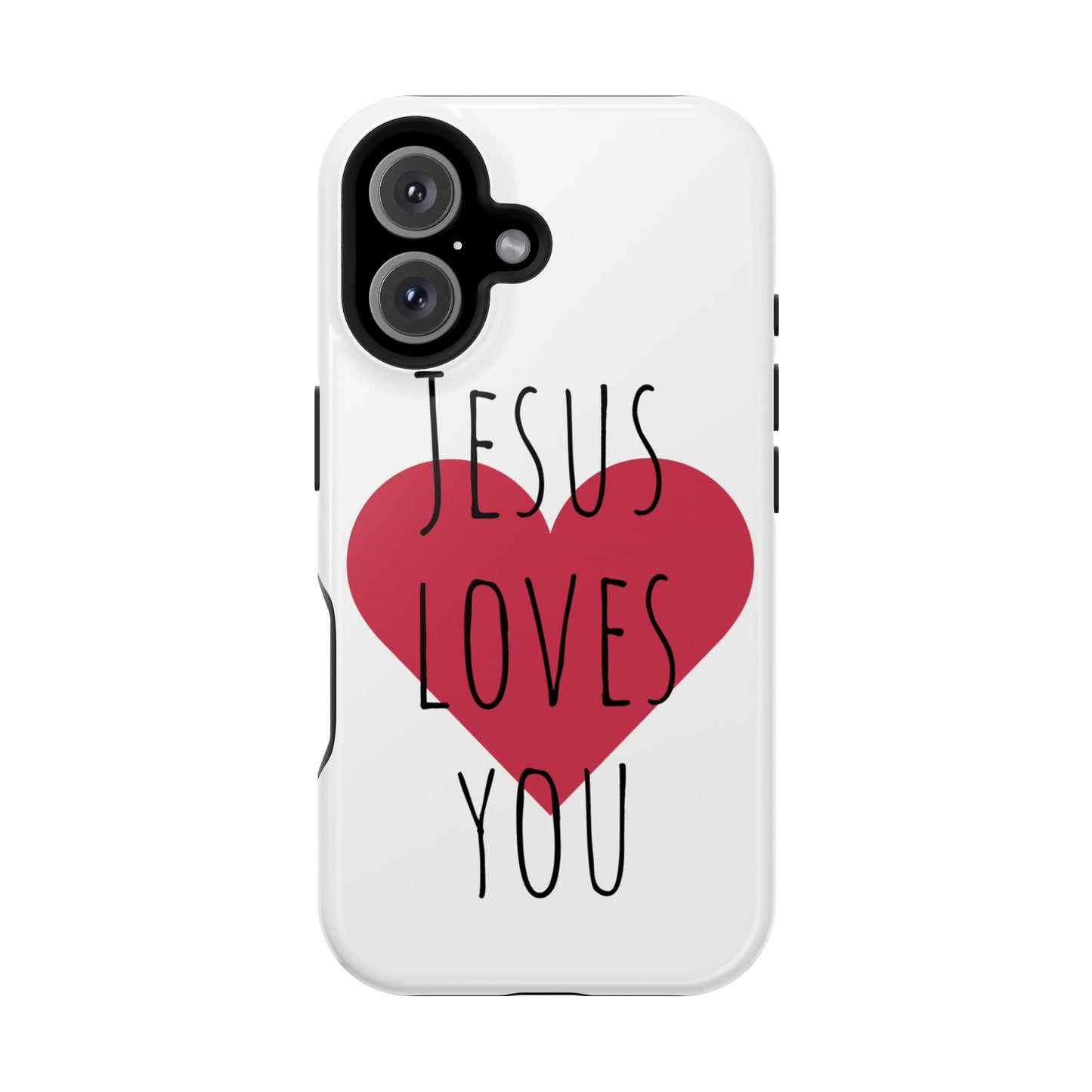 Jesus Love's You Impact-Resistant Phone Case | Durable Christian Accessories | Gift for Believers | Unique Faith-Based Tech Cover