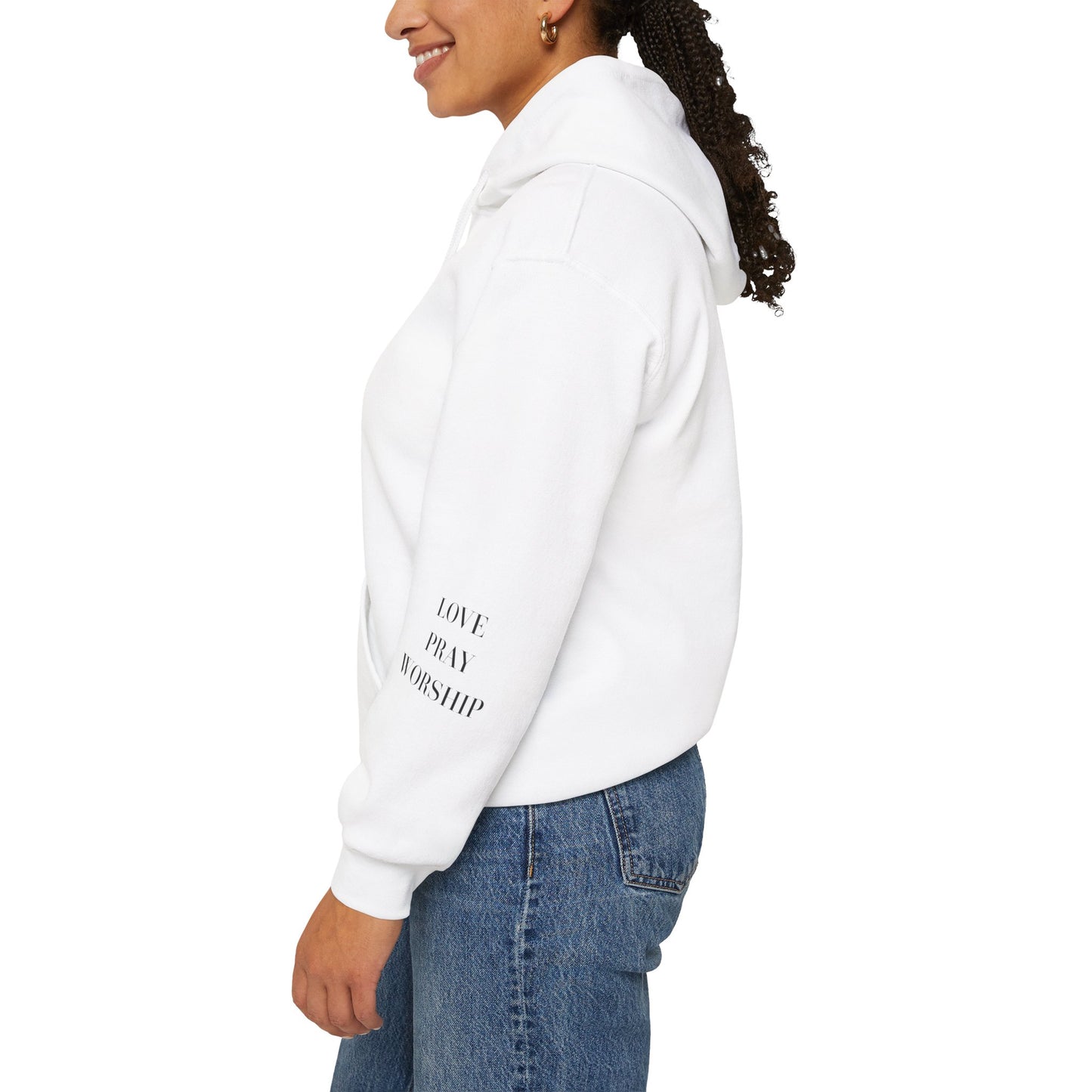 Comfortable Unisex Hooded Sweatshirt with Christus Victor Logo