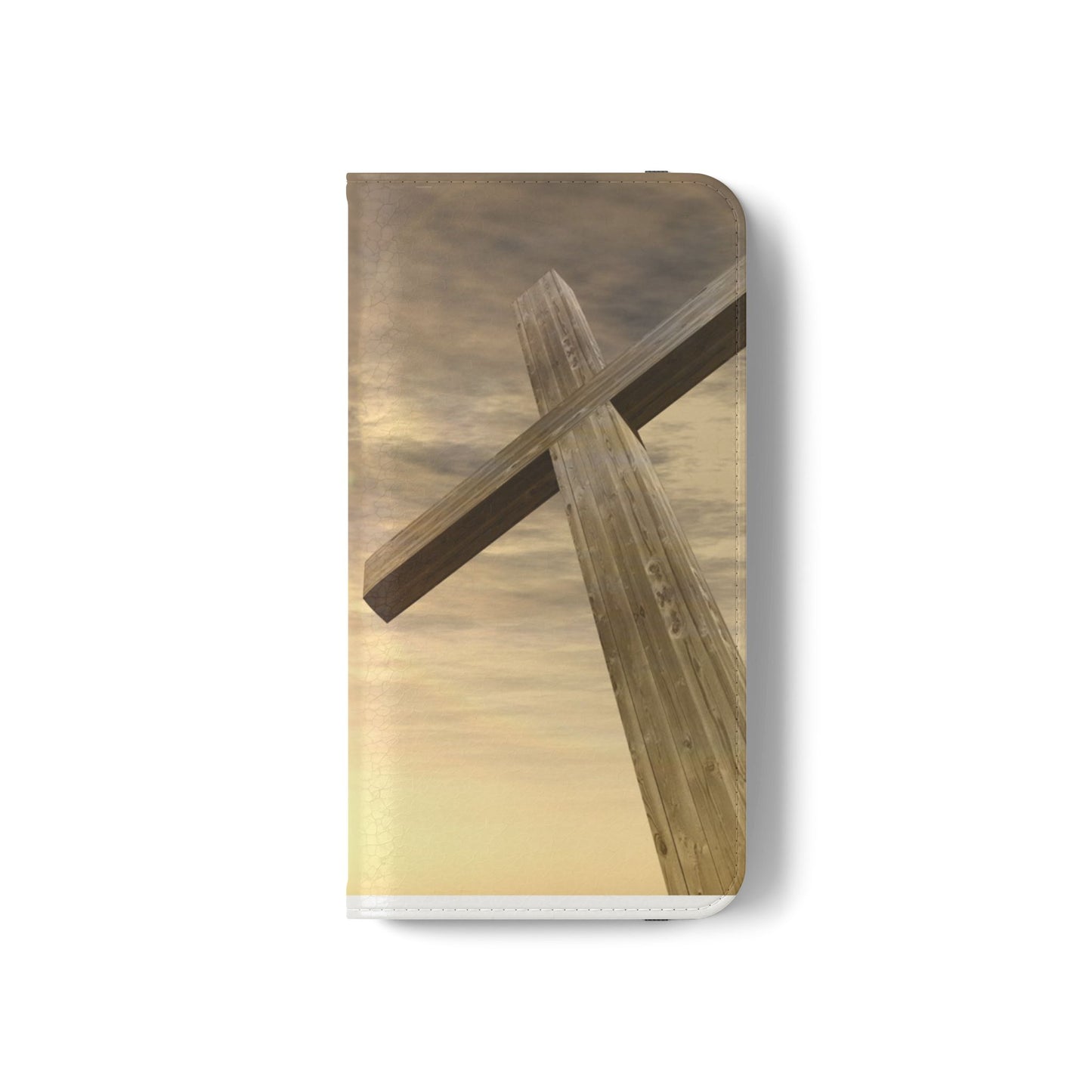Elegant Faith Flip Case for Phones, Bible Verse Accessories, Inspirational Gifts for Christians, Stylish Phone Wallet, Church Decor