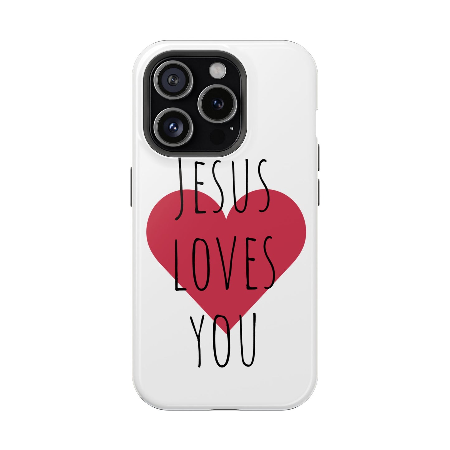 Jesus Love's You Impact-Resistant Phone Case | Durable Christian Accessories | Gift for Believers | Unique Faith-Based Tech Cover
