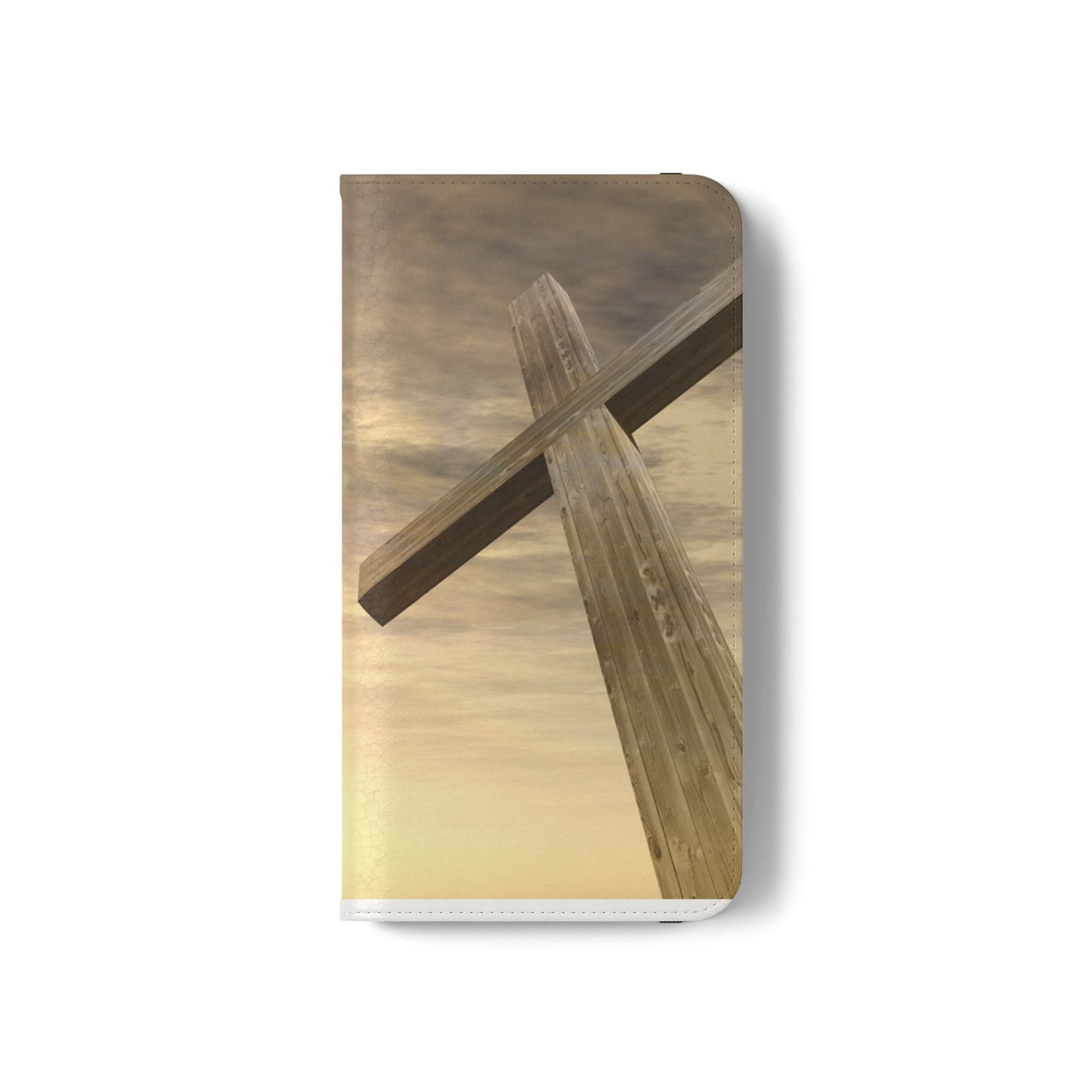 Elegant Faith Flip Case for Phones, Bible Verse Accessories, Inspirational Gifts for Christians, Stylish Phone Wallet, Church Decor