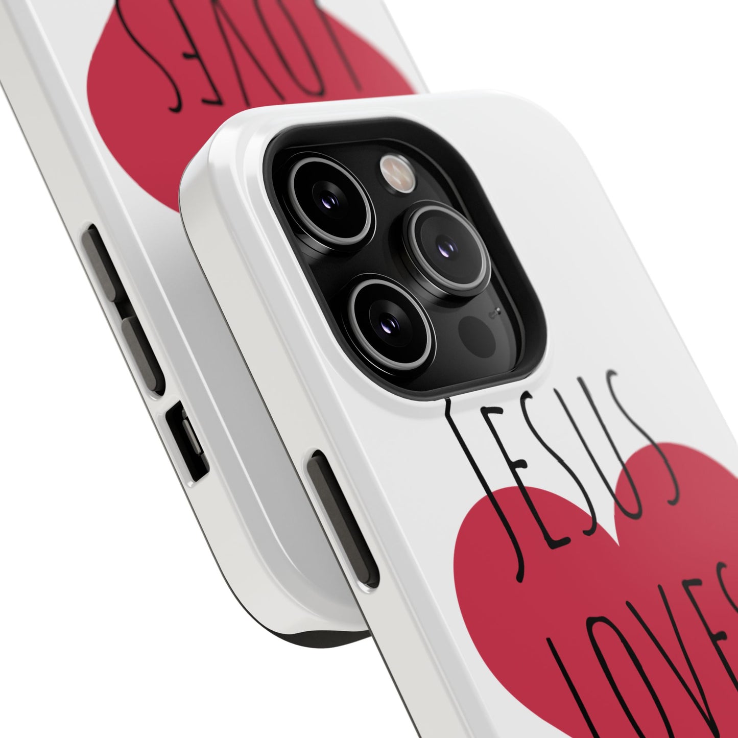 Jesus Love's You Impact-Resistant Phone Case | Durable Christian Accessories | Gift for Believers | Unique Faith-Based Tech Cover