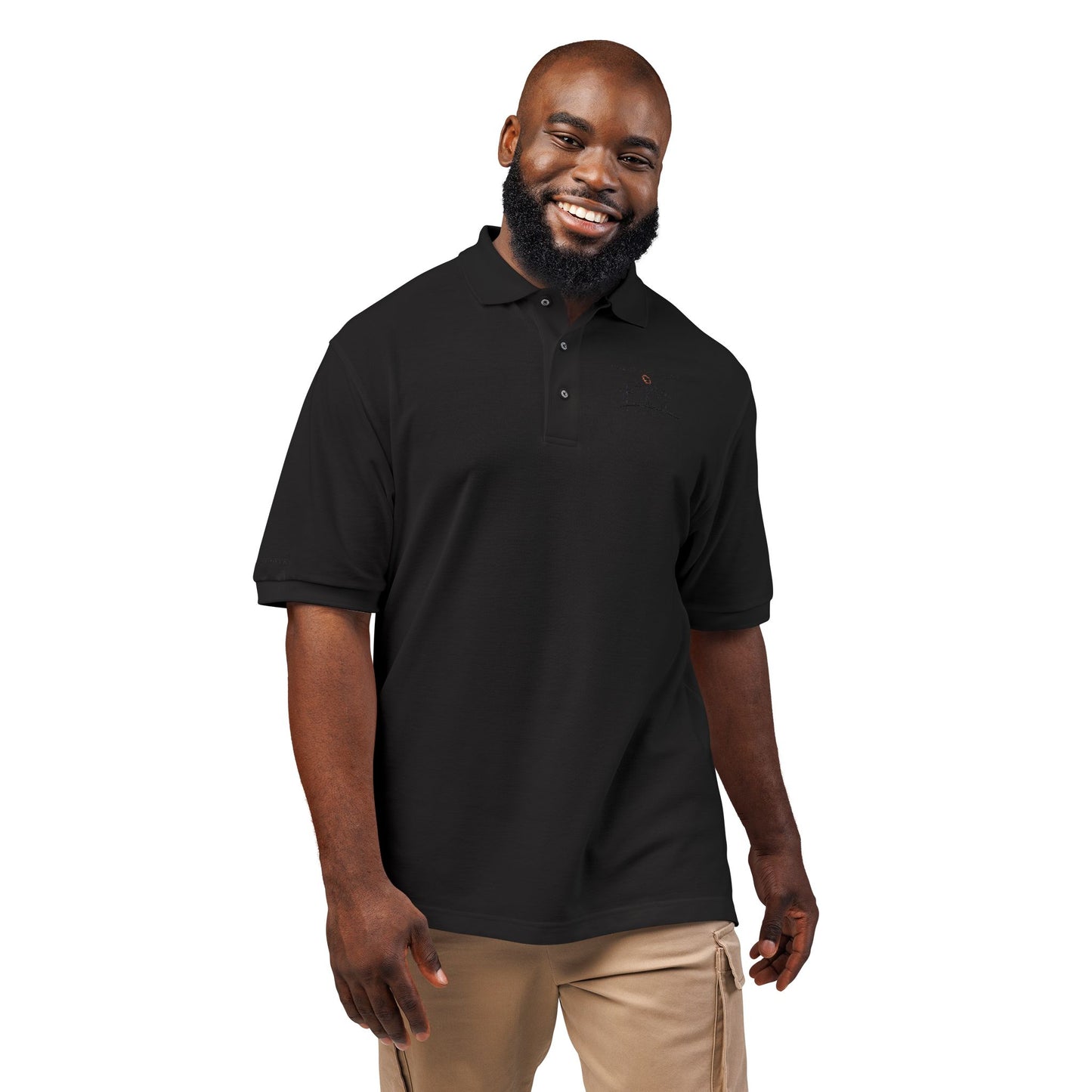Embroidered Unisex Polo Shirt - Stylish Casual Wear for Everyday Comfort