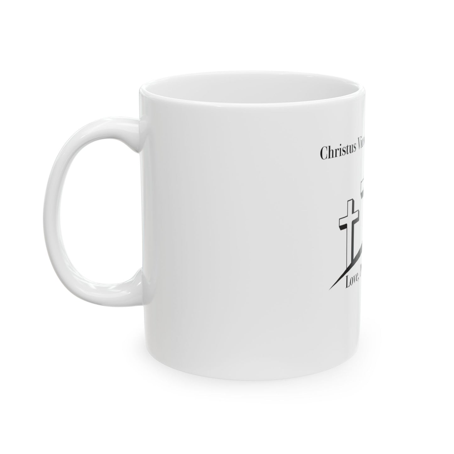 Ceramic Mug - Love, Pray, Worship | Christus Victor Lutheran Church