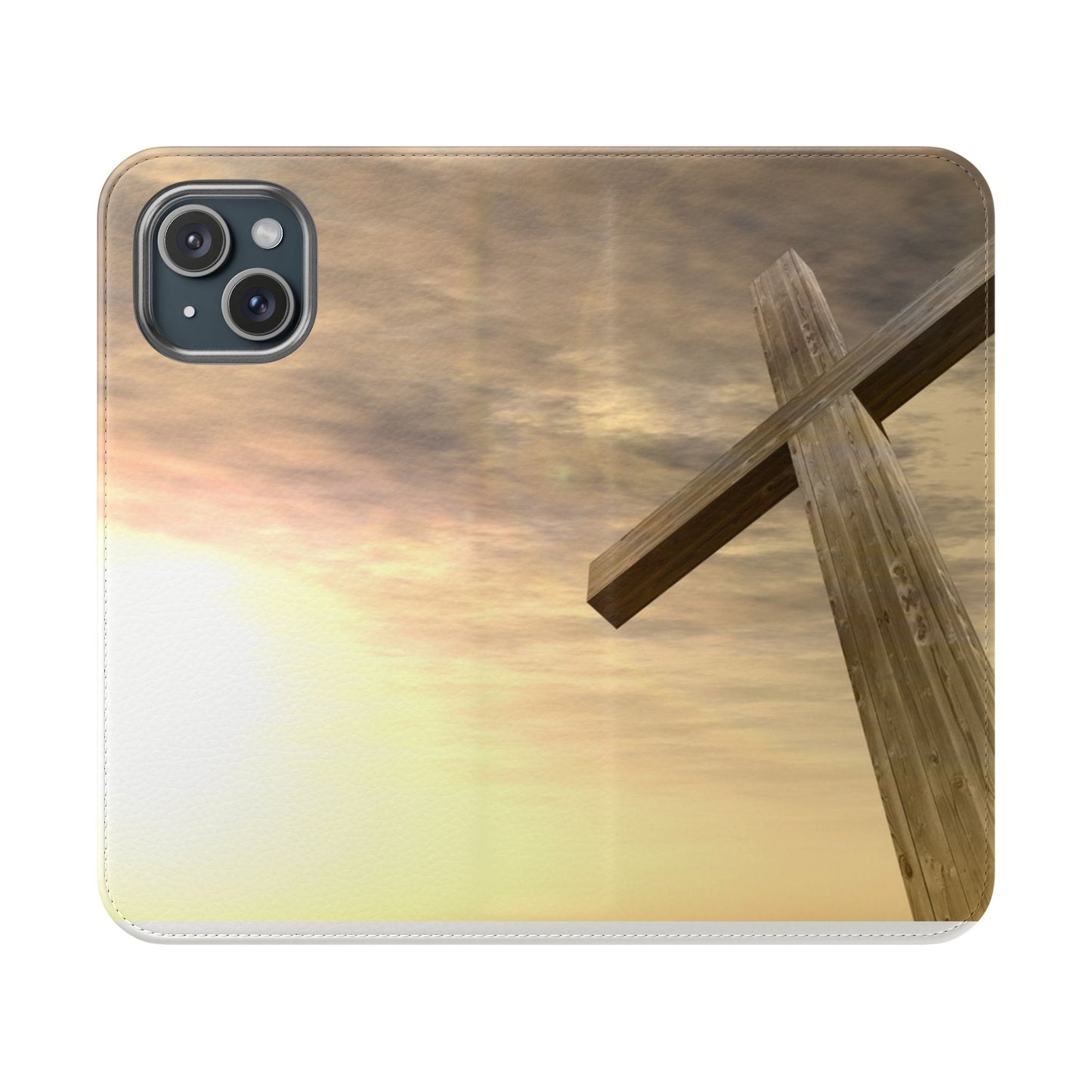 Elegant Faith Flip Case for Phones, Bible Verse Accessories, Inspirational Gifts for Christians, Stylish Phone Wallet, Church Decor