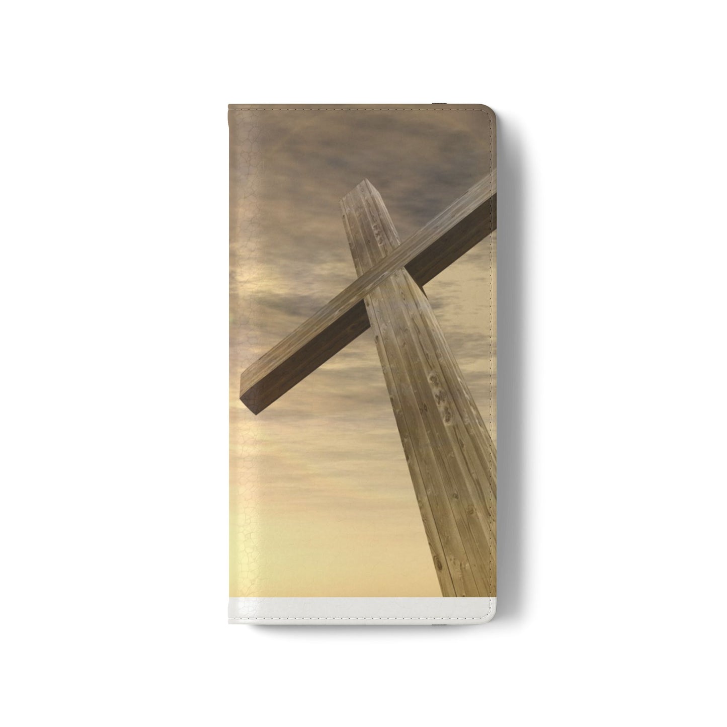 Elegant Faith Flip Case for Phones, Bible Verse Accessories, Inspirational Gifts for Christians, Stylish Phone Wallet, Church Decor