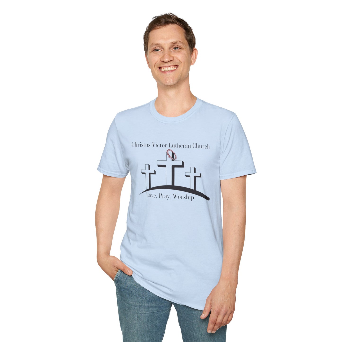 Faith-Inspired Unisex T-Shirt - Celebrate Worship, Casual Christian Apparel, Gift for Believers, Church Events, Everyday Wear