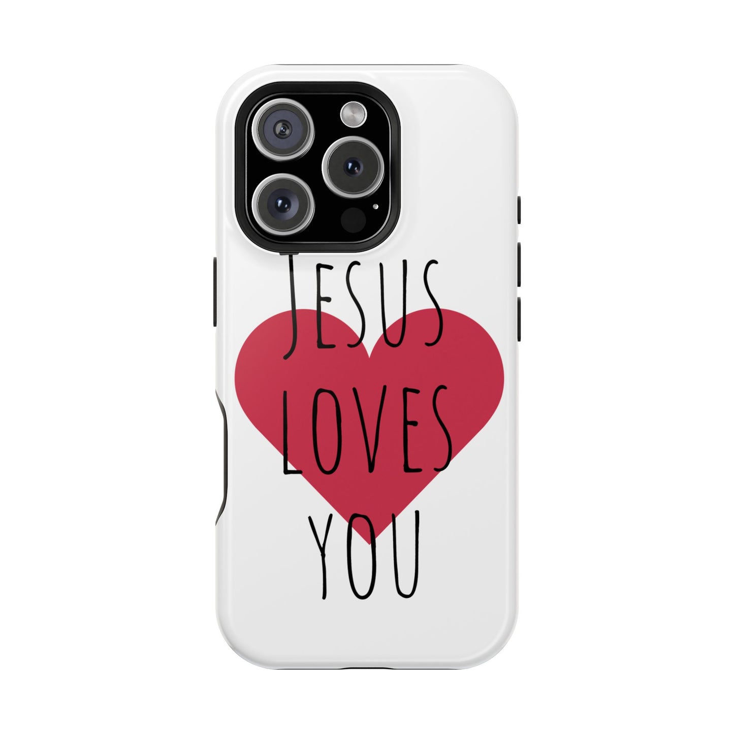 Jesus Love's You Impact-Resistant Phone Case | Durable Christian Accessories | Gift for Believers | Unique Faith-Based Tech Cover
