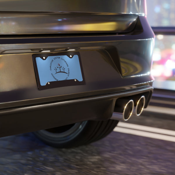 Custom Vanity Plate with Inspirational Design, Personalized Car Accessories, Unique Gift for Car Enthusiasts, Faith-Based Decor