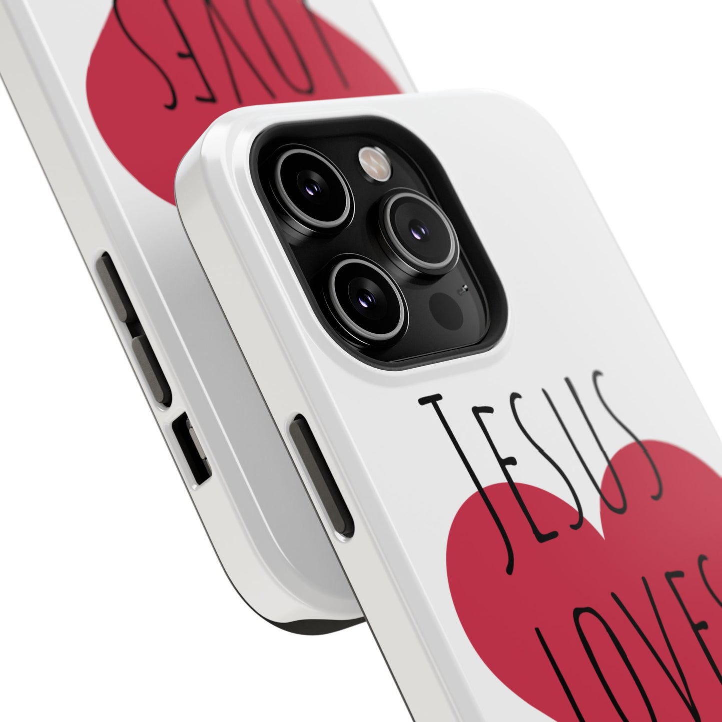 Jesus Love's You Impact-Resistant Phone Case | Durable Christian Accessories | Gift for Believers | Unique Faith-Based Tech Cover