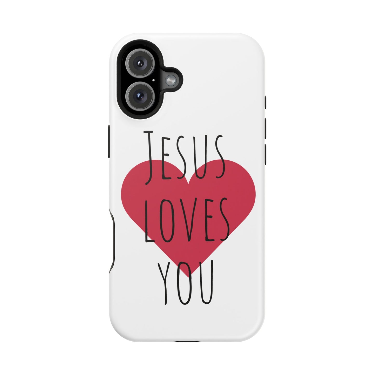 Jesus Love's You Impact-Resistant Phone Case | Durable Christian Accessories | Gift for Believers | Unique Faith-Based Tech Cover