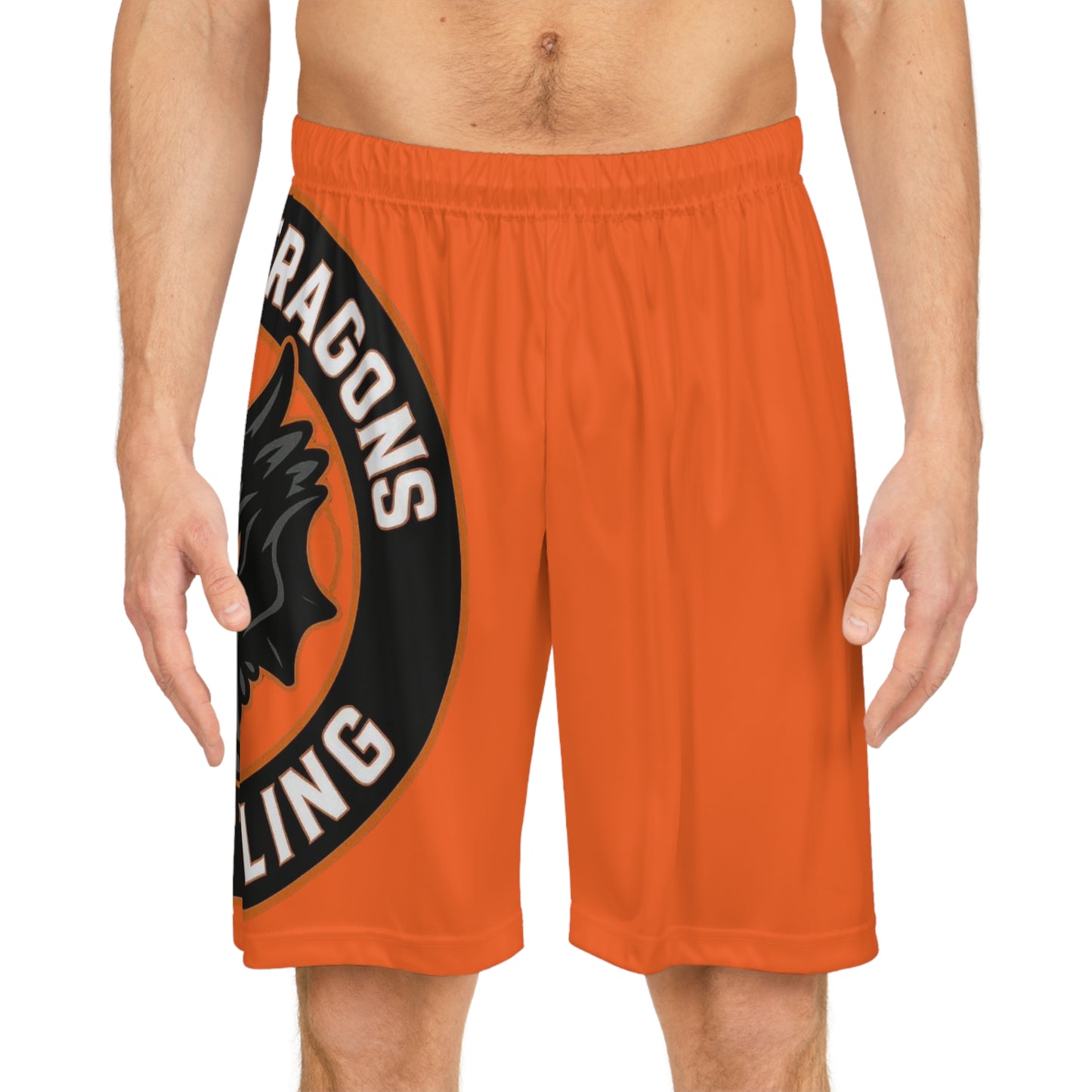 Clinton Dragons Wrestling Warm Up Shorts - Perfect for Athletes, Gym, Sports Events, Casual Wear, and Team Spirit!