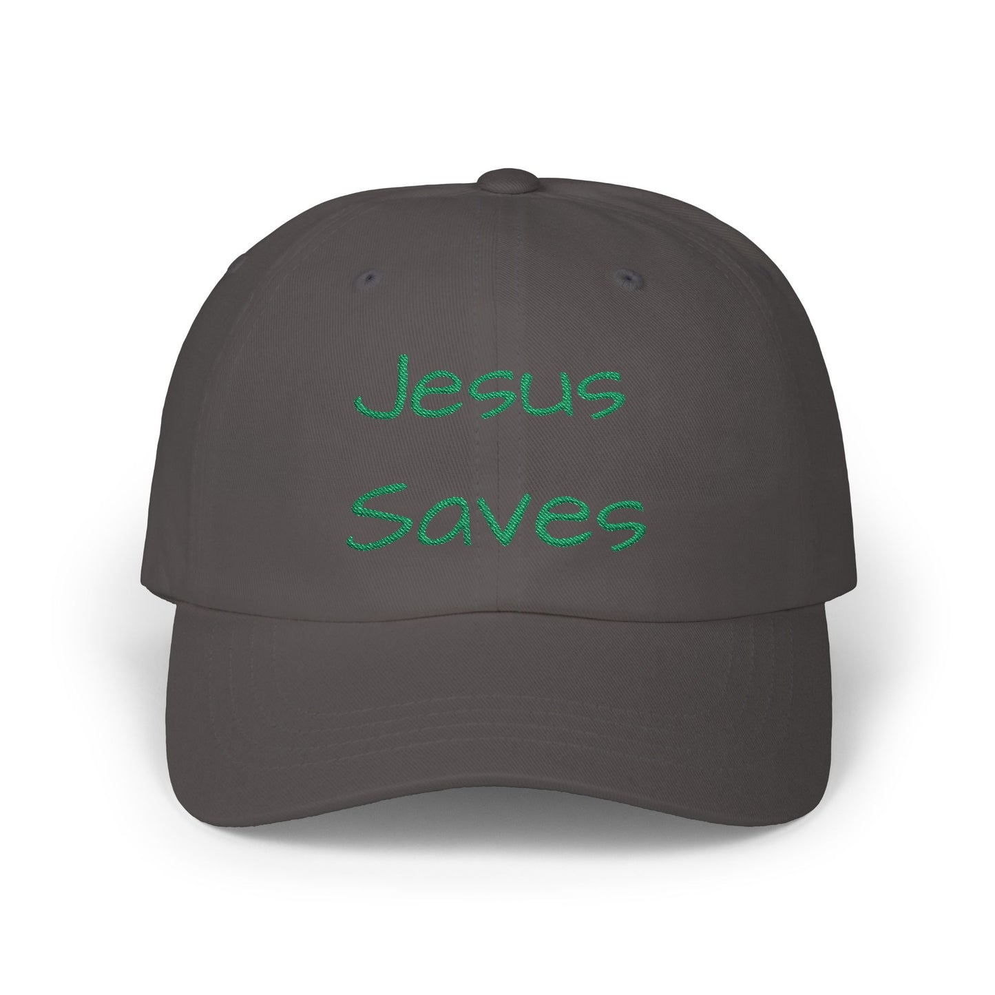 Jesus Saves Classic Dad Cap, Casual Hat, Religious Cap, Christian Gear, Faith-Based Accessories, Stylish Dad Hat
