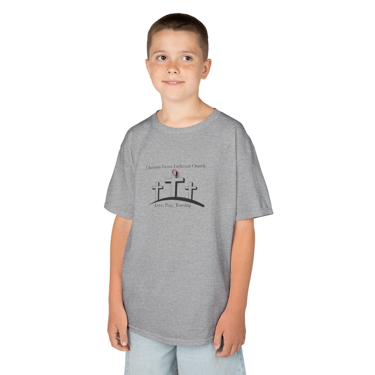 Kids Heavy Cotton™ Tee - Christus Victor Graphic T-Shirt