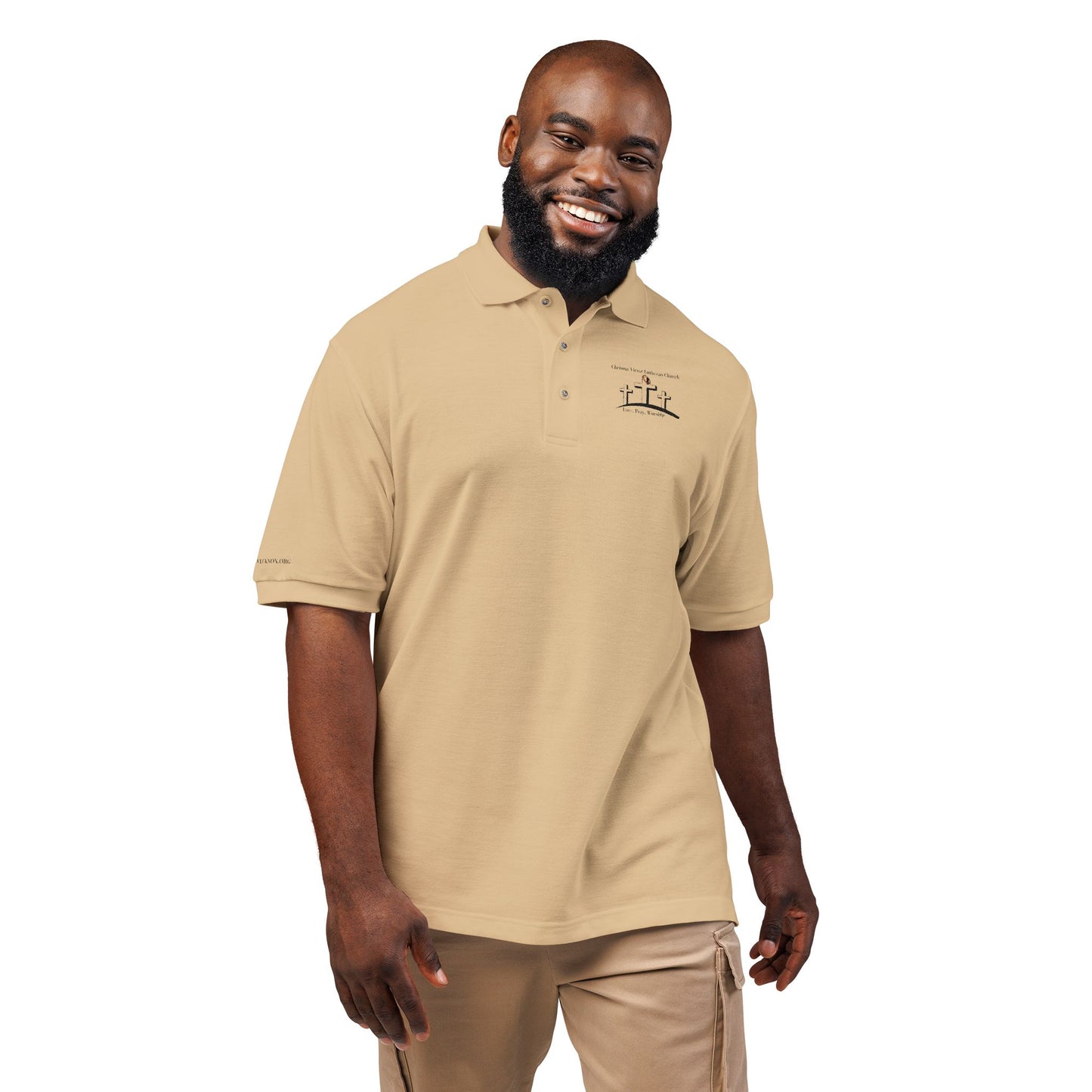 Embroidered Unisex Polo Shirt - Stylish Casual Wear for Everyday Comfort