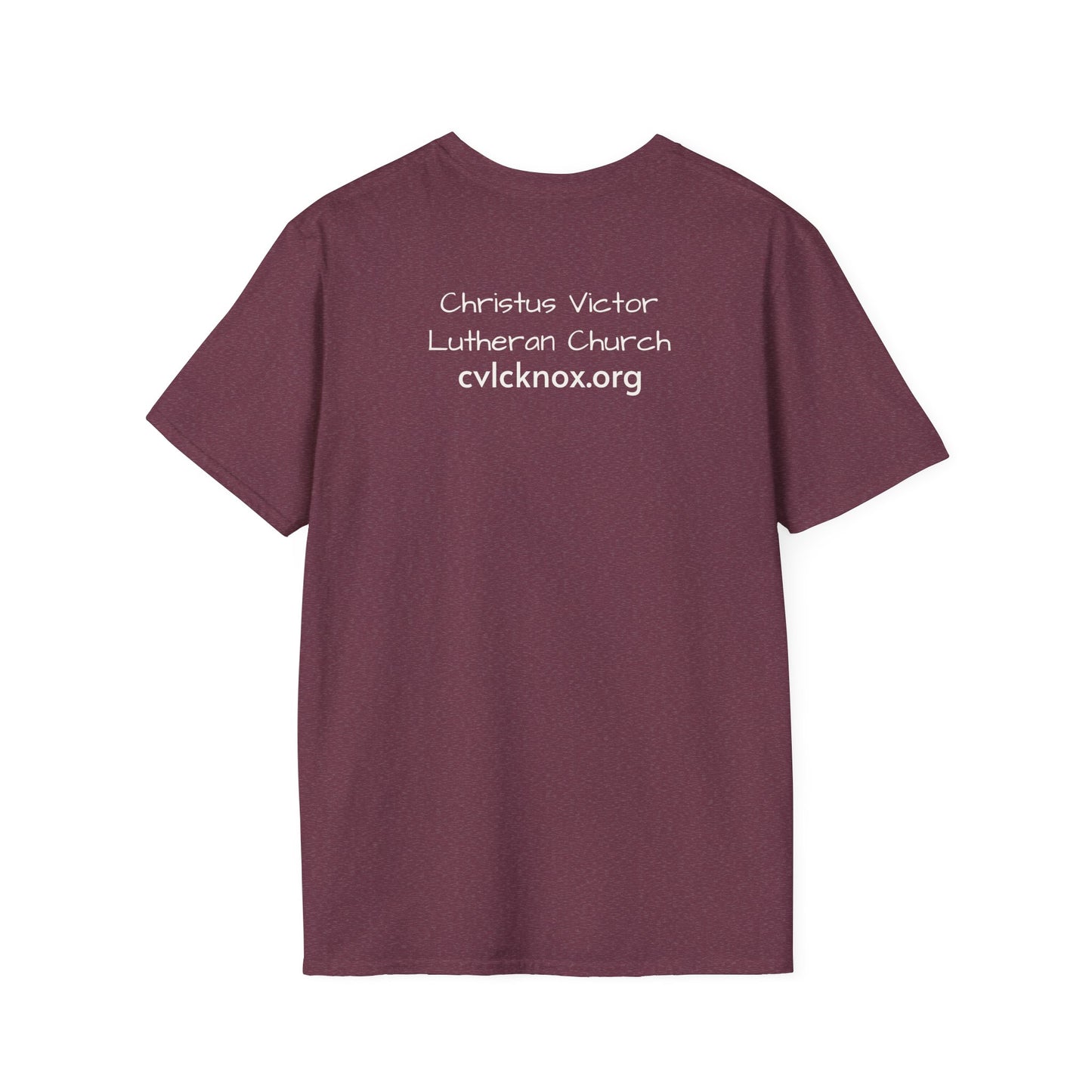 Inspirational Unisex Softstyle T-Shirt - "Love, Pray, Worship"