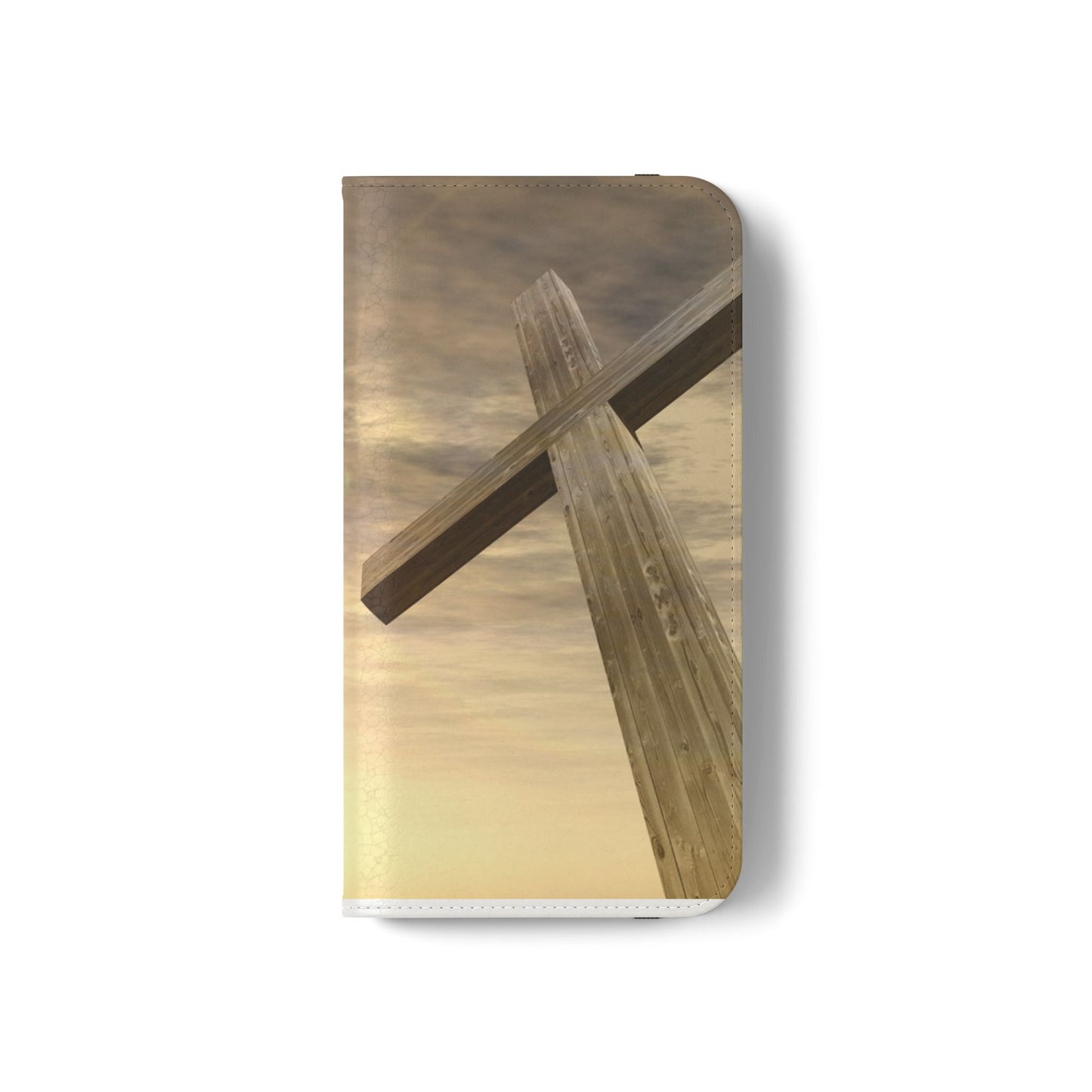 Elegant Faith Flip Case for Phones, Bible Verse Accessories, Inspirational Gifts for Christians, Stylish Phone Wallet, Church Decor