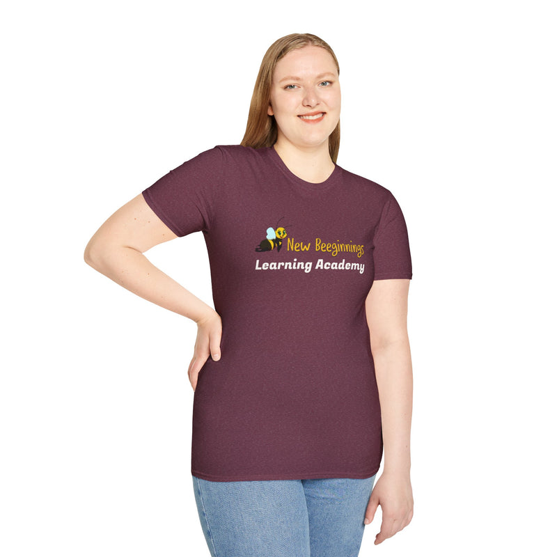Buzzing Bee Unisex T-Shirt, Bee-Themed, New Beeginnings Academy Tee,