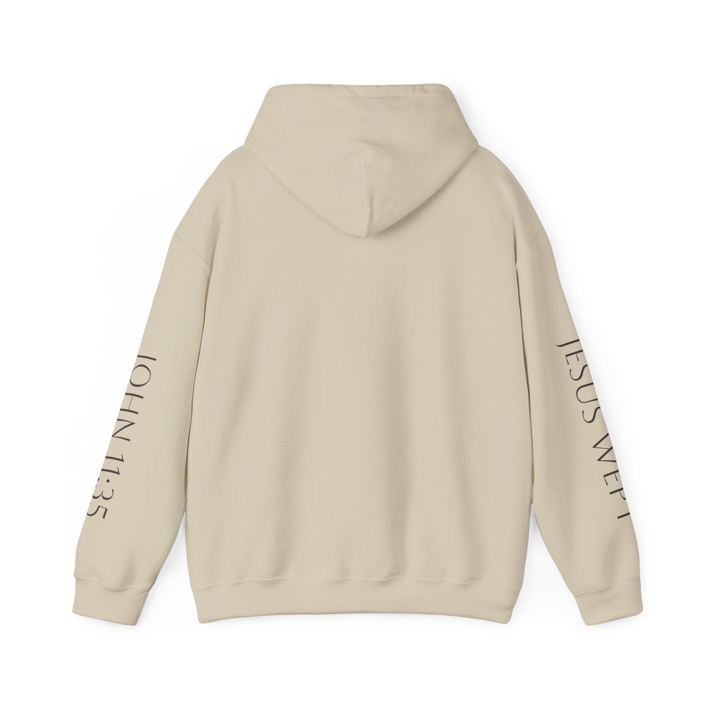 "Jesus Wept" Unisex Heavy Blend™ Hoodie - Spiritual Comfort