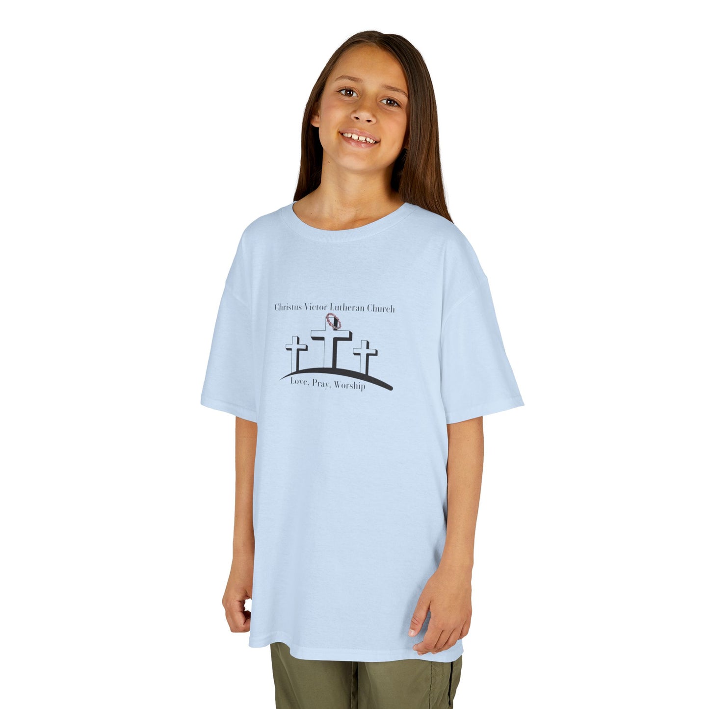 Kids Heavy Cotton™ Tee - Christus Victor Graphic T-Shirt