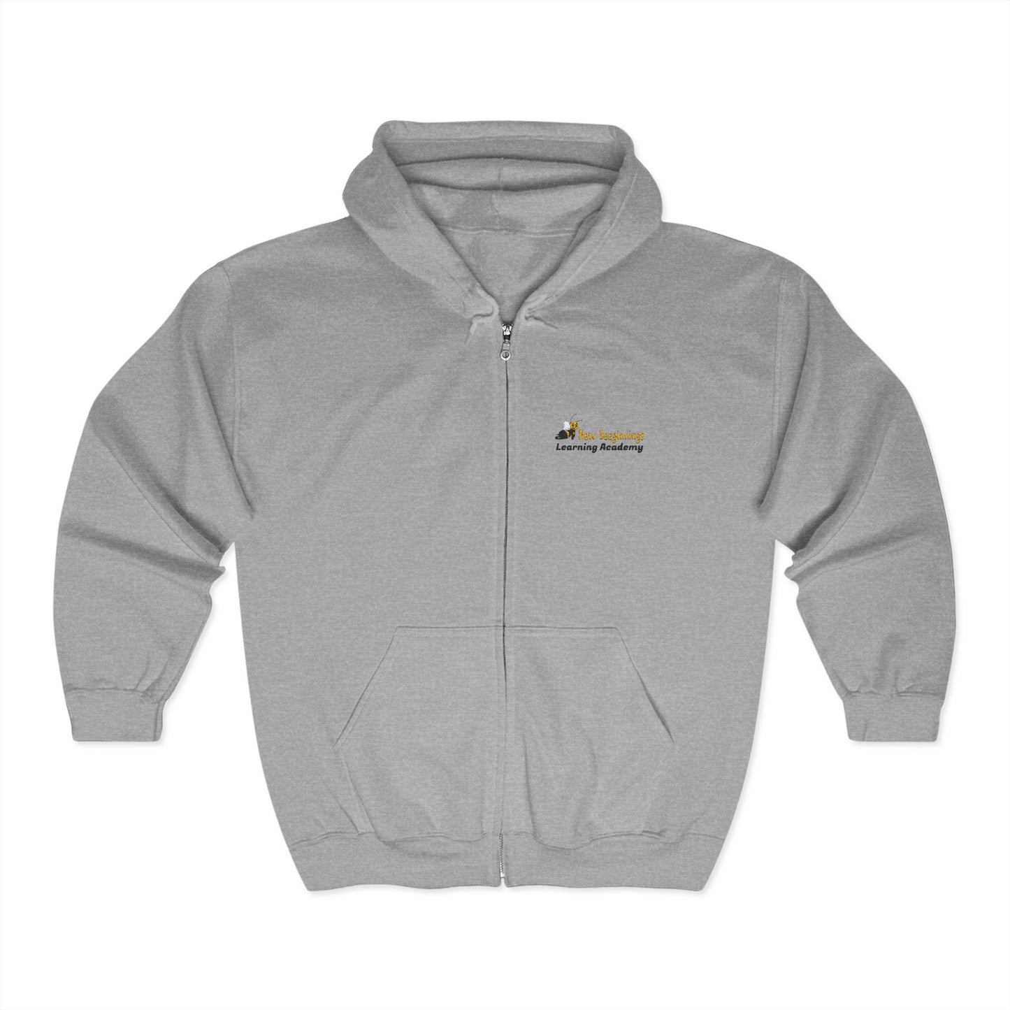 Cozy Unisex Zip-Up Hoodie | New Beeginnings