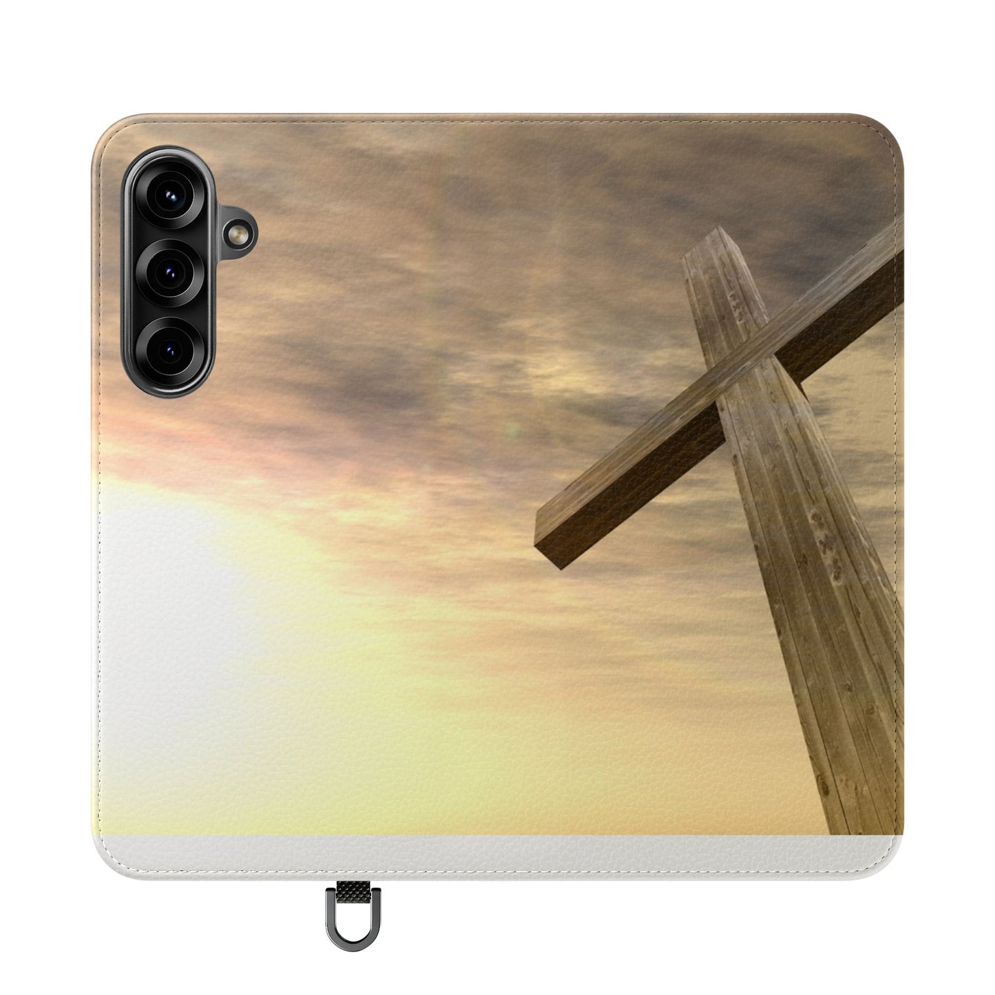 Elegant Faith Flip Case for Phones, Bible Verse Accessories, Inspirational Gifts for Christians, Stylish Phone Wallet, Church Decor