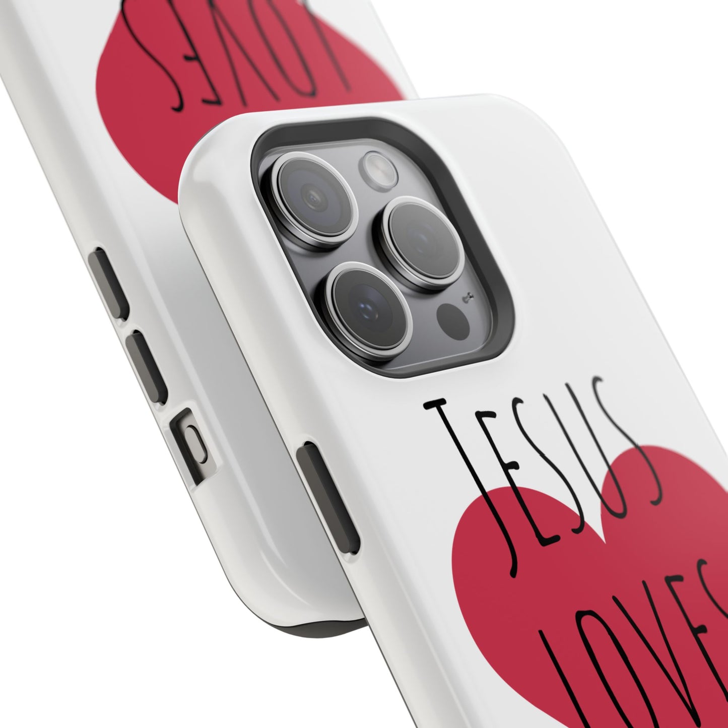 Jesus Love's You Impact-Resistant Phone Case | Durable Christian Accessories | Gift for Believers | Unique Faith-Based Tech Cover