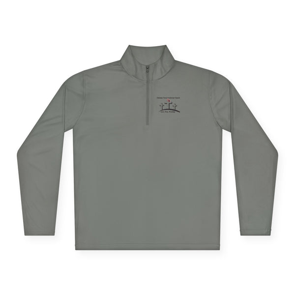 Christus Victor Unisex Quarter-Zip Pullover | Perfect for Workout & Casual Wear