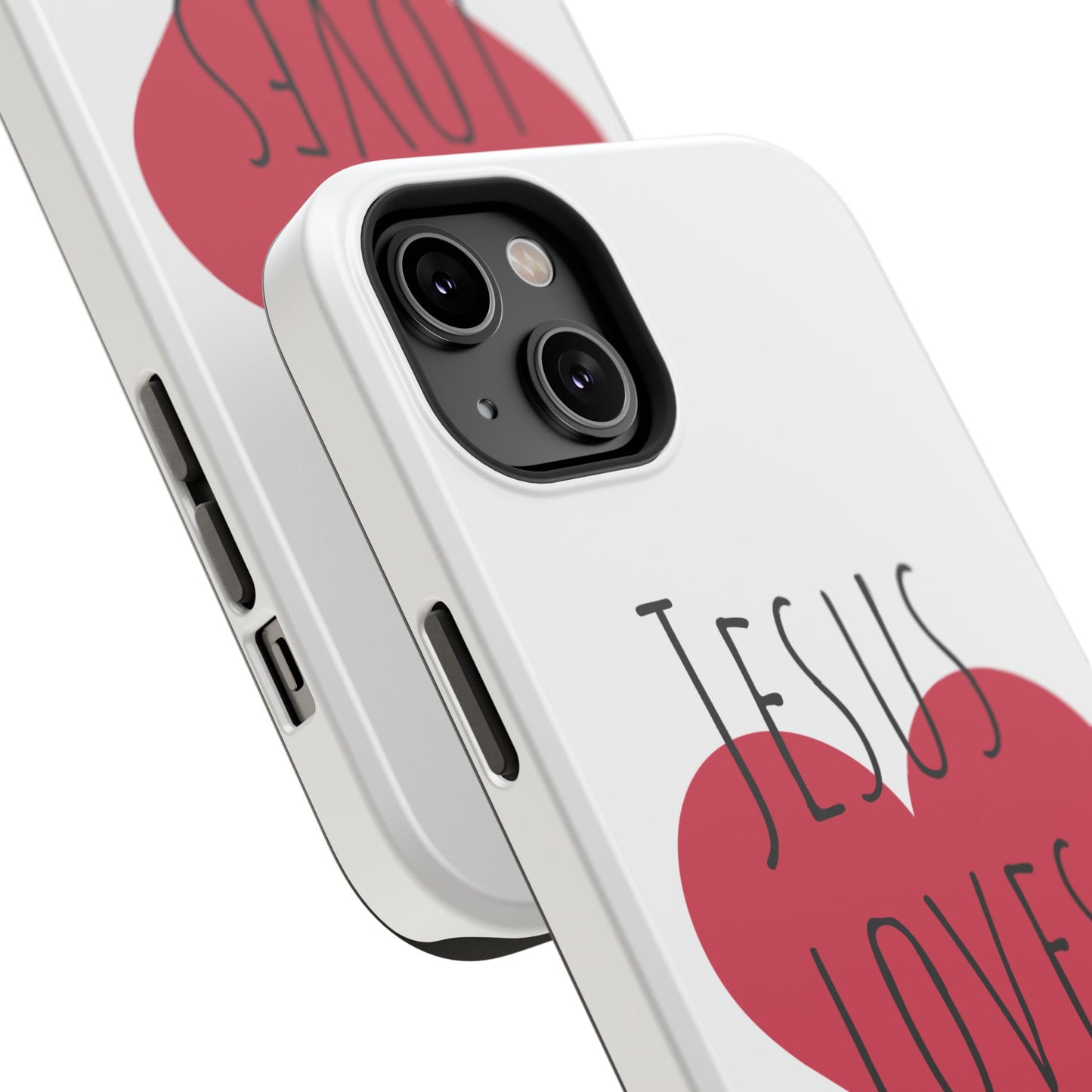 Jesus Love's You Impact-Resistant Phone Case | Durable Christian Accessories | Gift for Believers | Unique Faith-Based Tech Cover