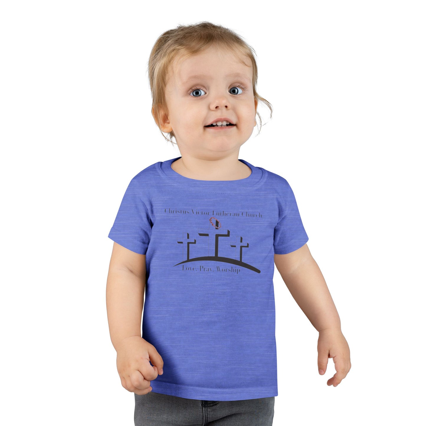 Toddler T-Shirt - Faith and Worship Design