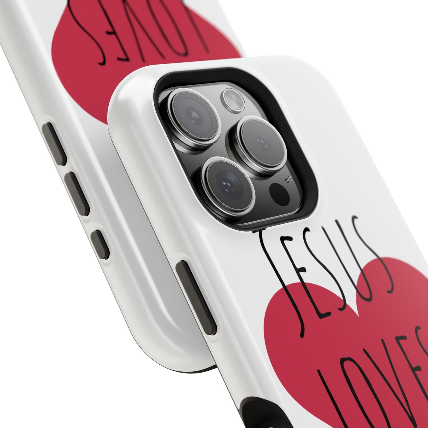 Jesus Love's You Impact-Resistant Phone Case | Durable Christian Accessories | Gift for Believers | Unique Faith-Based Tech Cover