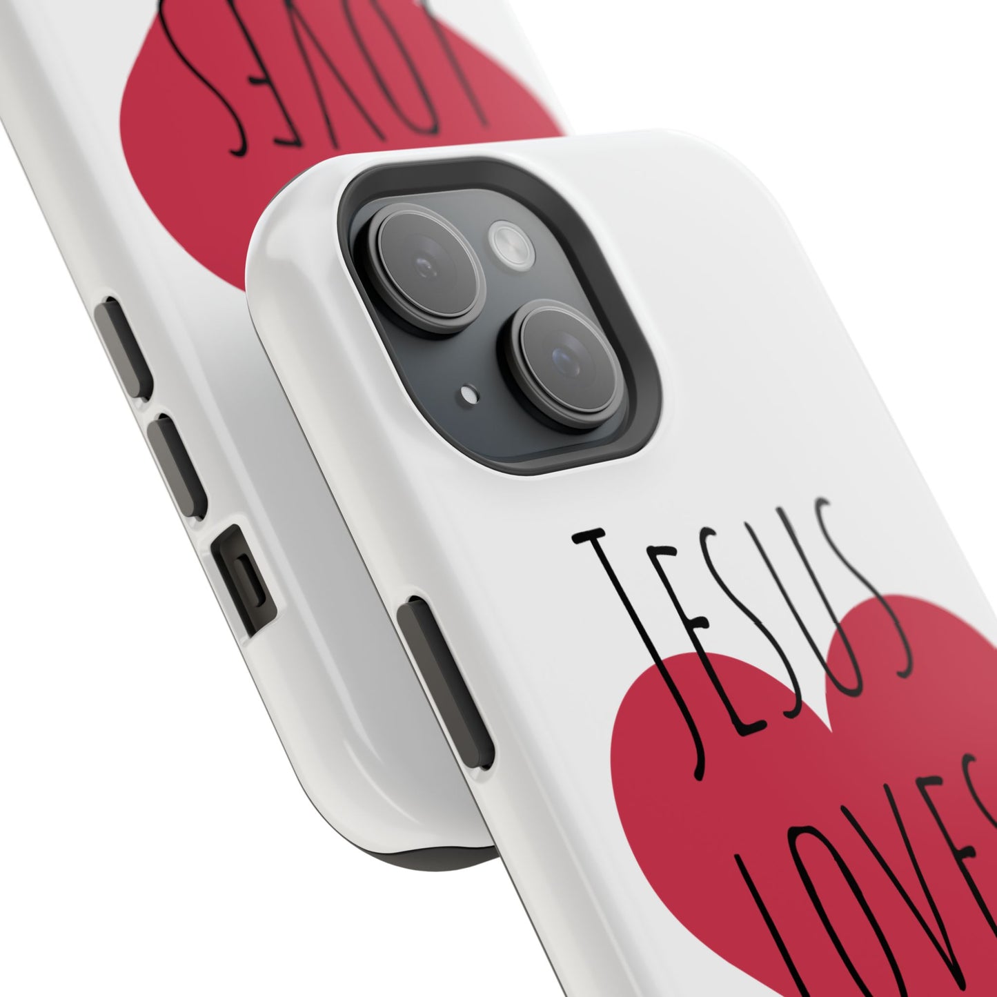 Jesus Love's You Impact-Resistant Phone Case | Durable Christian Accessories | Gift for Believers | Unique Faith-Based Tech Cover