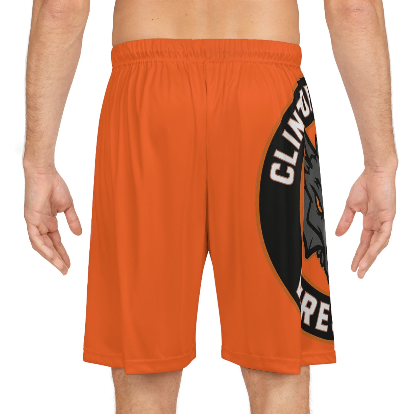 Clinton Dragons Wrestling Warm Up Shorts - Perfect for Athletes, Gym, Sports Events, Casual Wear, and Team Spirit!