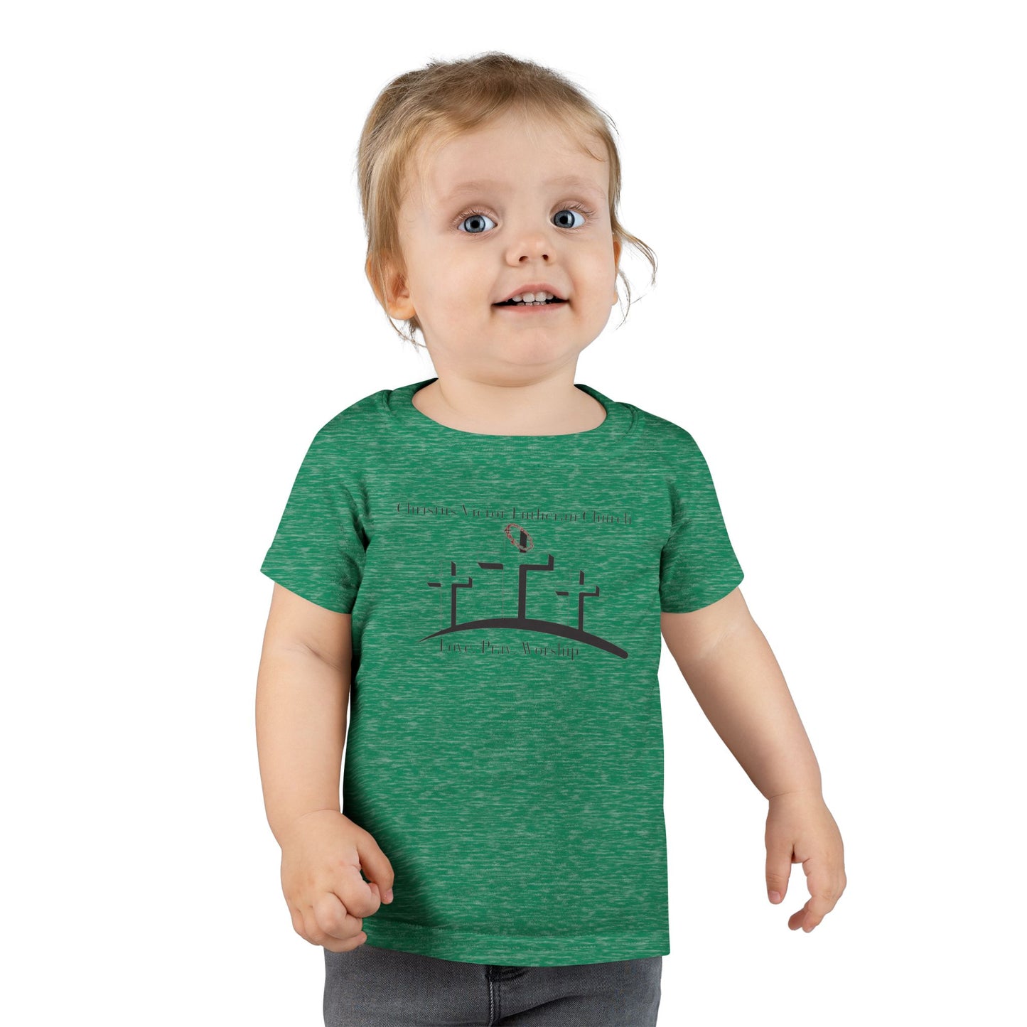 Toddler T-Shirt - Faith and Worship Design