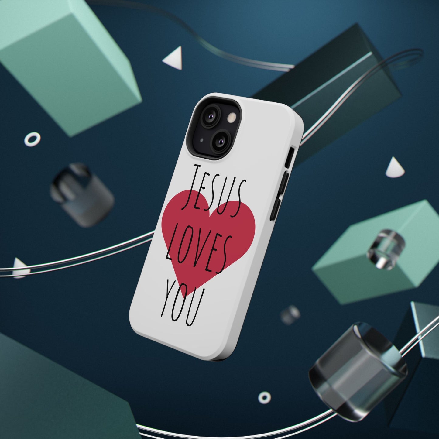 Jesus Love's You Impact-Resistant Phone Case | Durable Christian Accessories | Gift for Believers | Unique Faith-Based Tech Cover