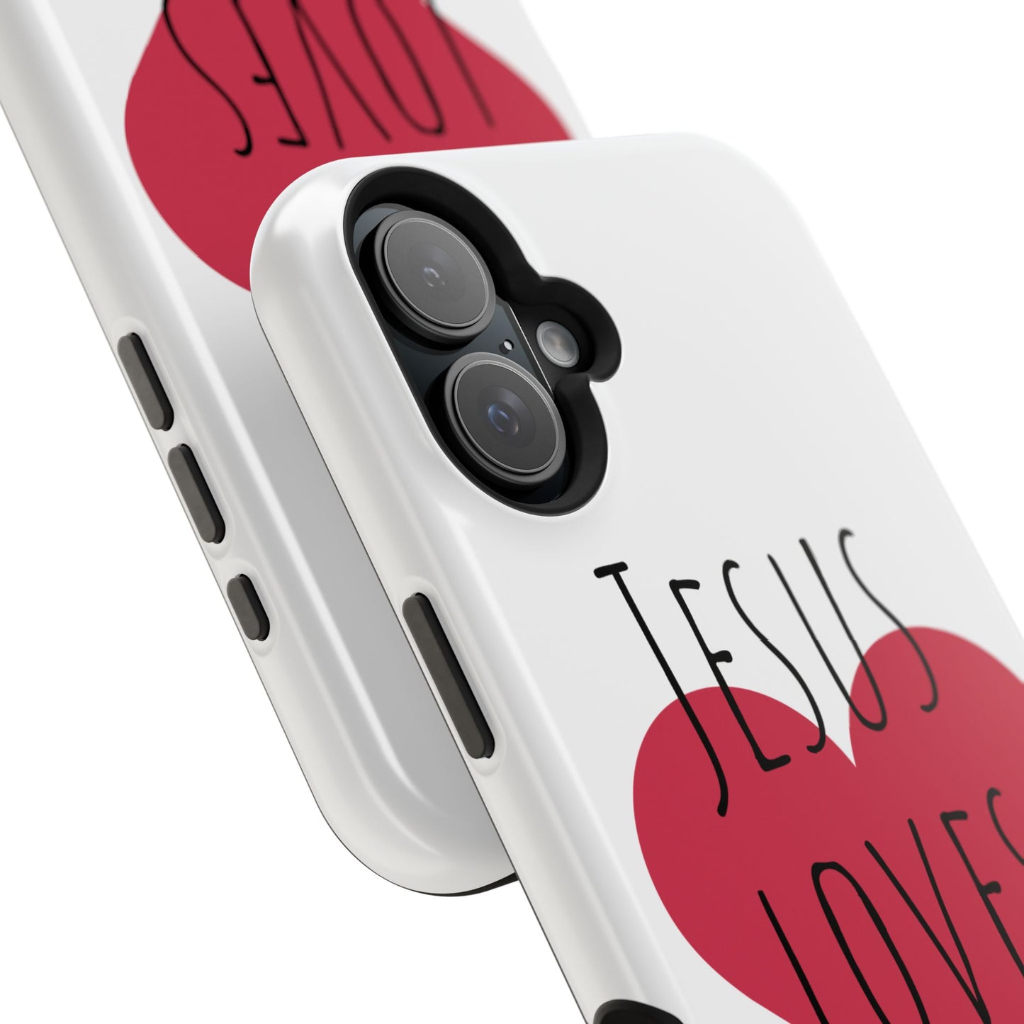 Jesus Love's You Impact-Resistant Phone Case | Durable Christian Accessories | Gift for Believers | Unique Faith-Based Tech Cover