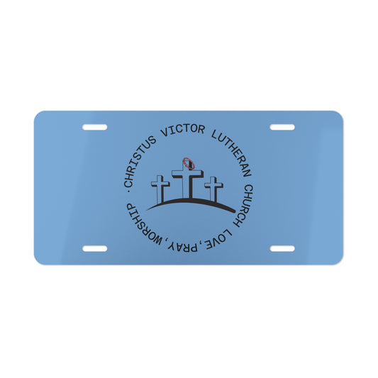 Custom Vanity Plate with Inspirational Design, Personalized Car Accessories, Unique Gift for Car Enthusiasts, Faith-Based Decor