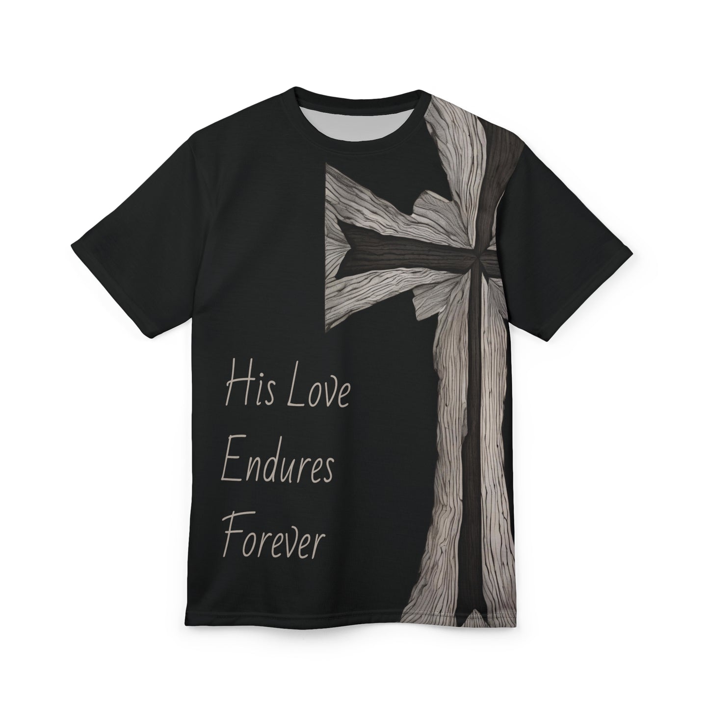 Faith-Inspired Unisex Cut & Sew Tee - His Love Endures Forever