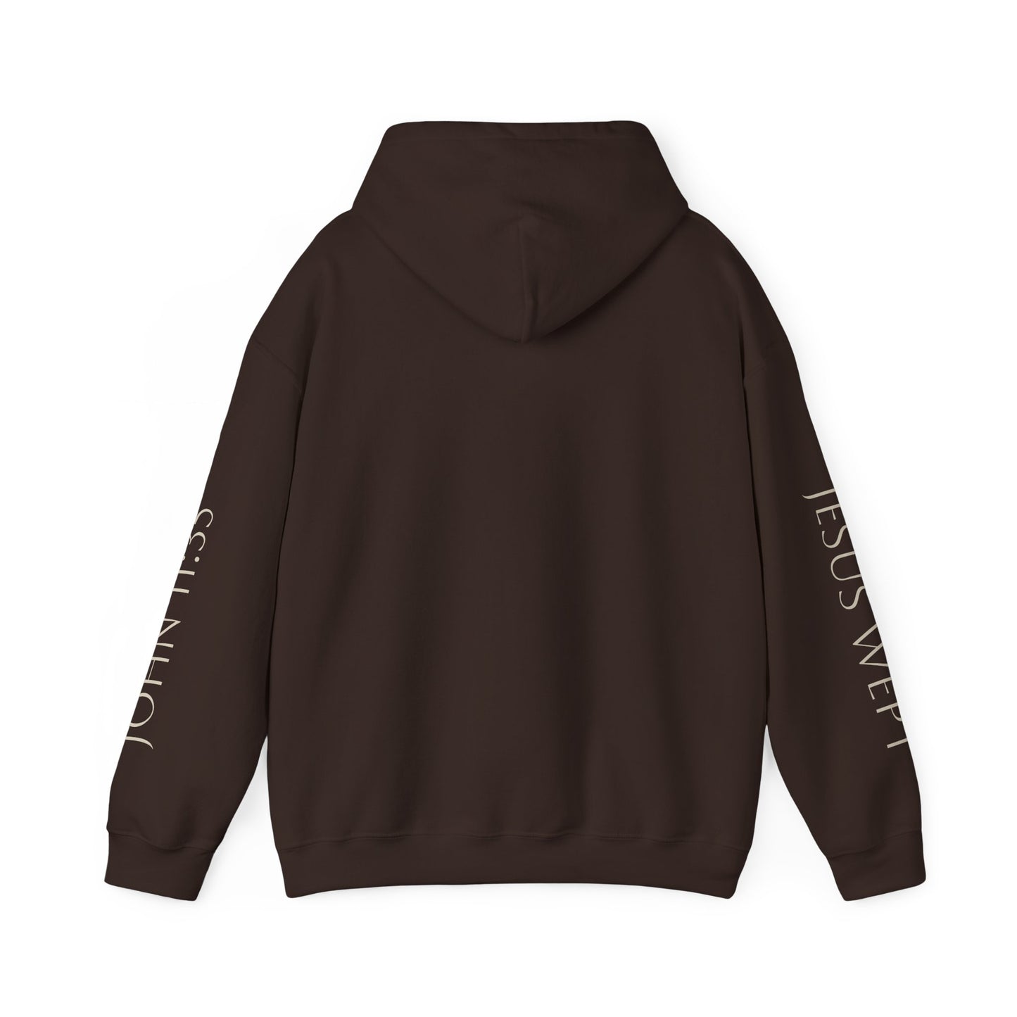 "Jesus Wept" Unisex Heavy Blend™ Hoodie - Spiritual Comfort