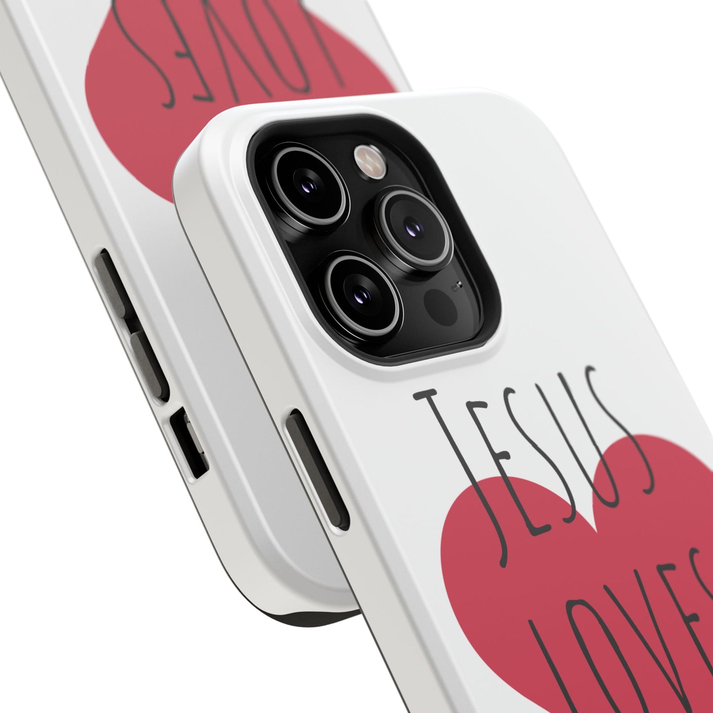 Jesus Love's You Impact-Resistant Phone Case | Durable Christian Accessories | Gift for Believers | Unique Faith-Based Tech Cover