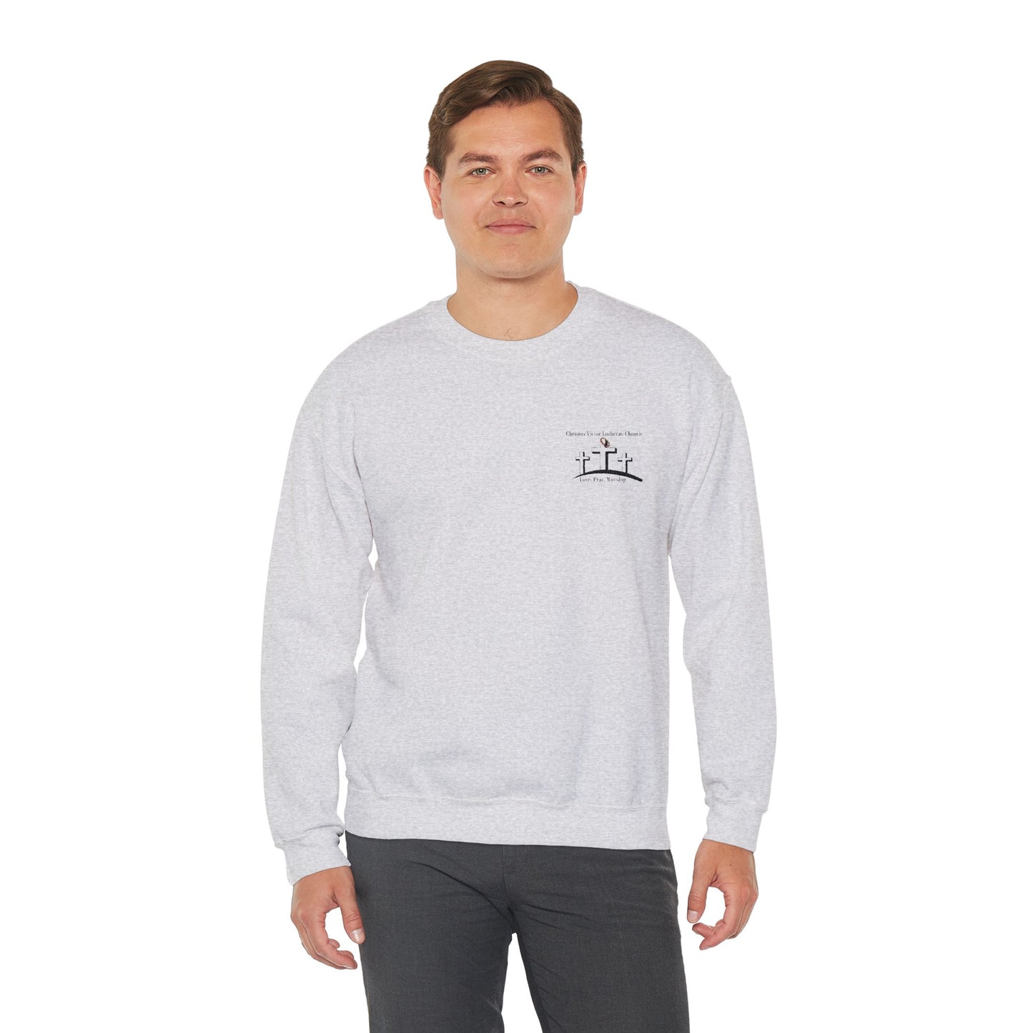 Unisex Heavy Blend™ Crewneck Sweatshirt - Cozy Comfort for Everyday Wear Christus Victor Logo