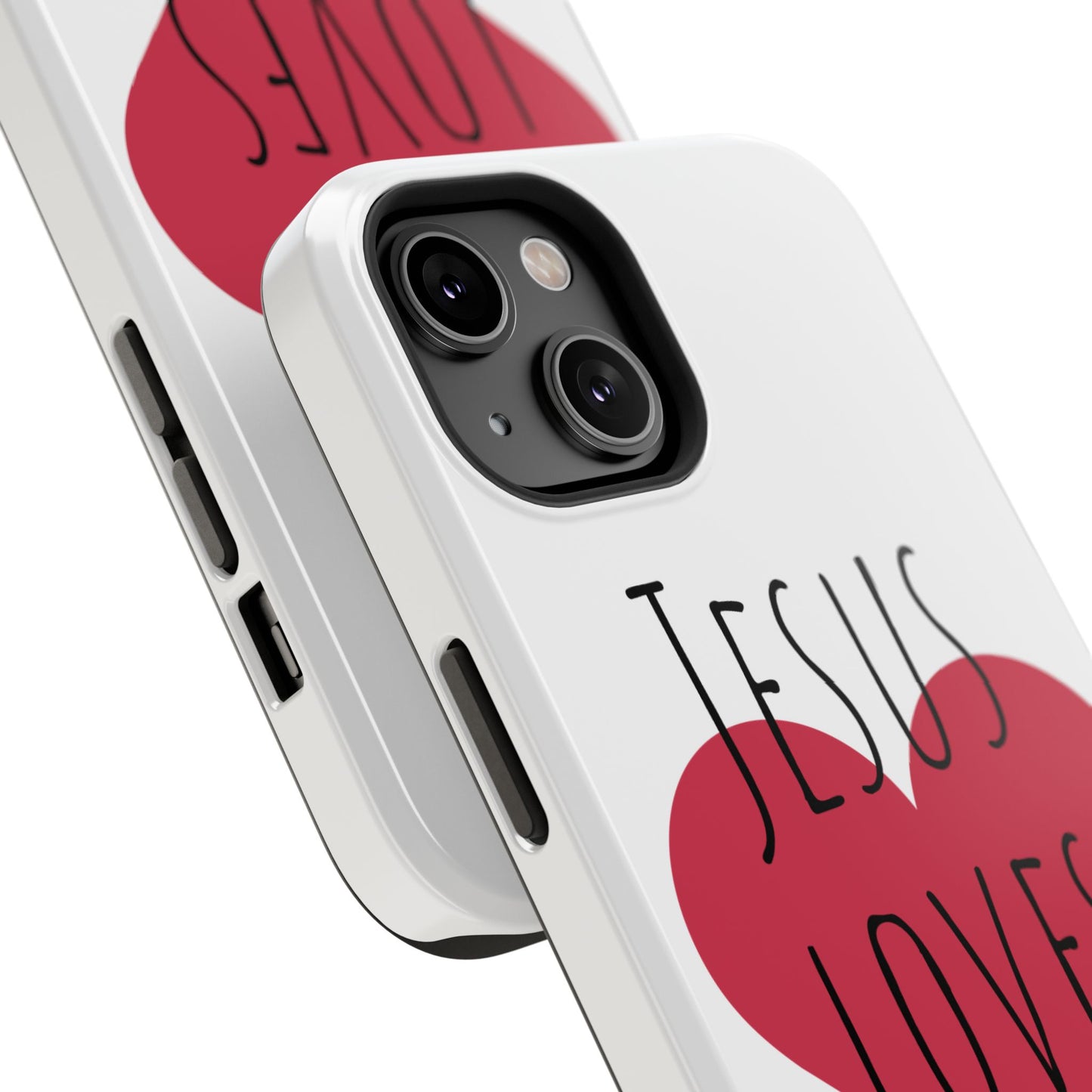Jesus Love's You Impact-Resistant Phone Case | Durable Christian Accessories | Gift for Believers | Unique Faith-Based Tech Cover
