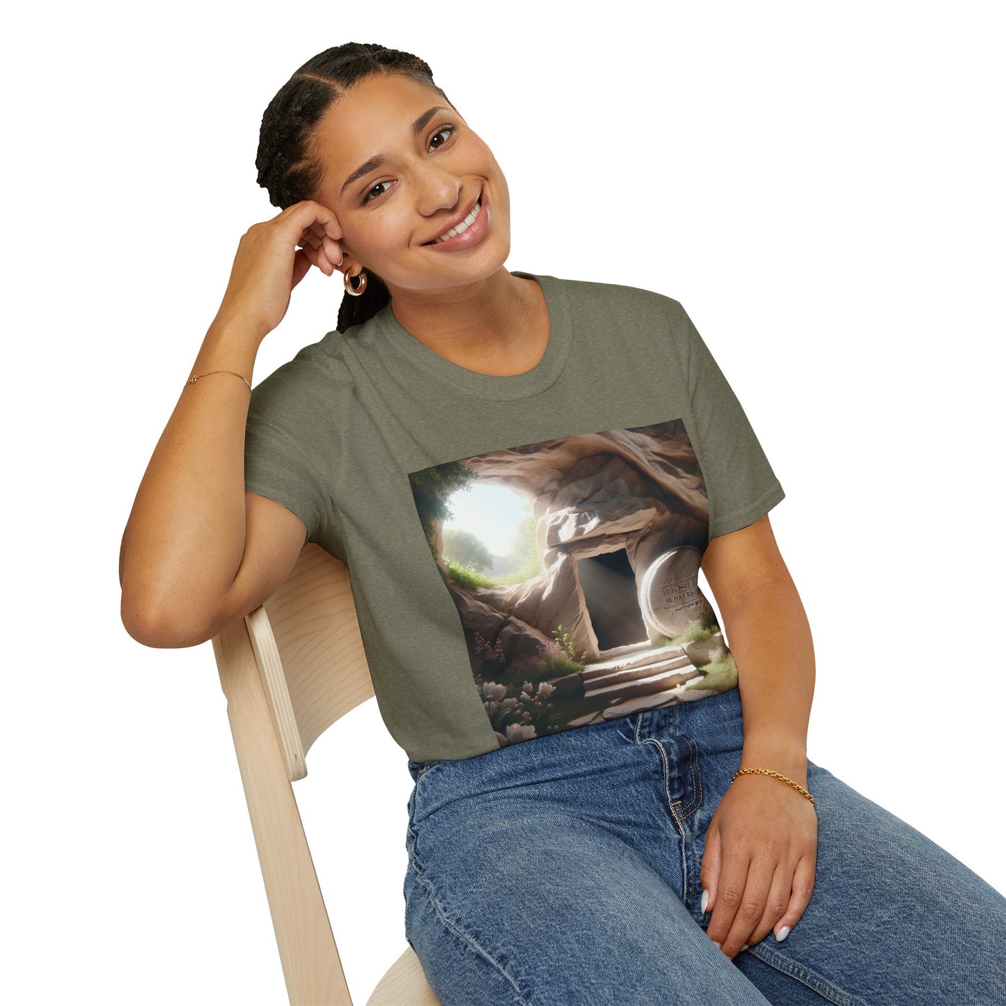 Inspirational Unisex Softstyle T-Shirt - Hope & Renewal Design